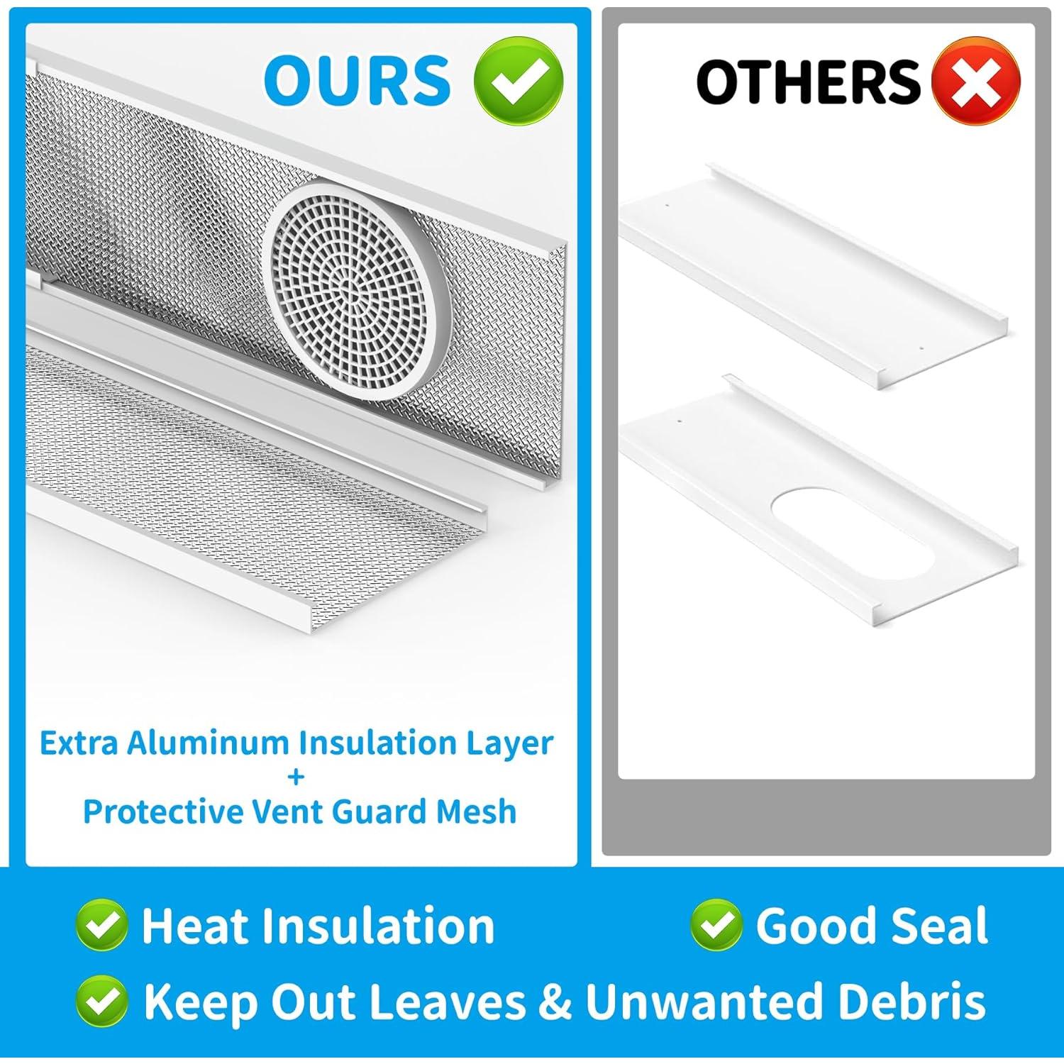 Kit de Ventilación de Ventana Aislada Air Jade para AC 5"