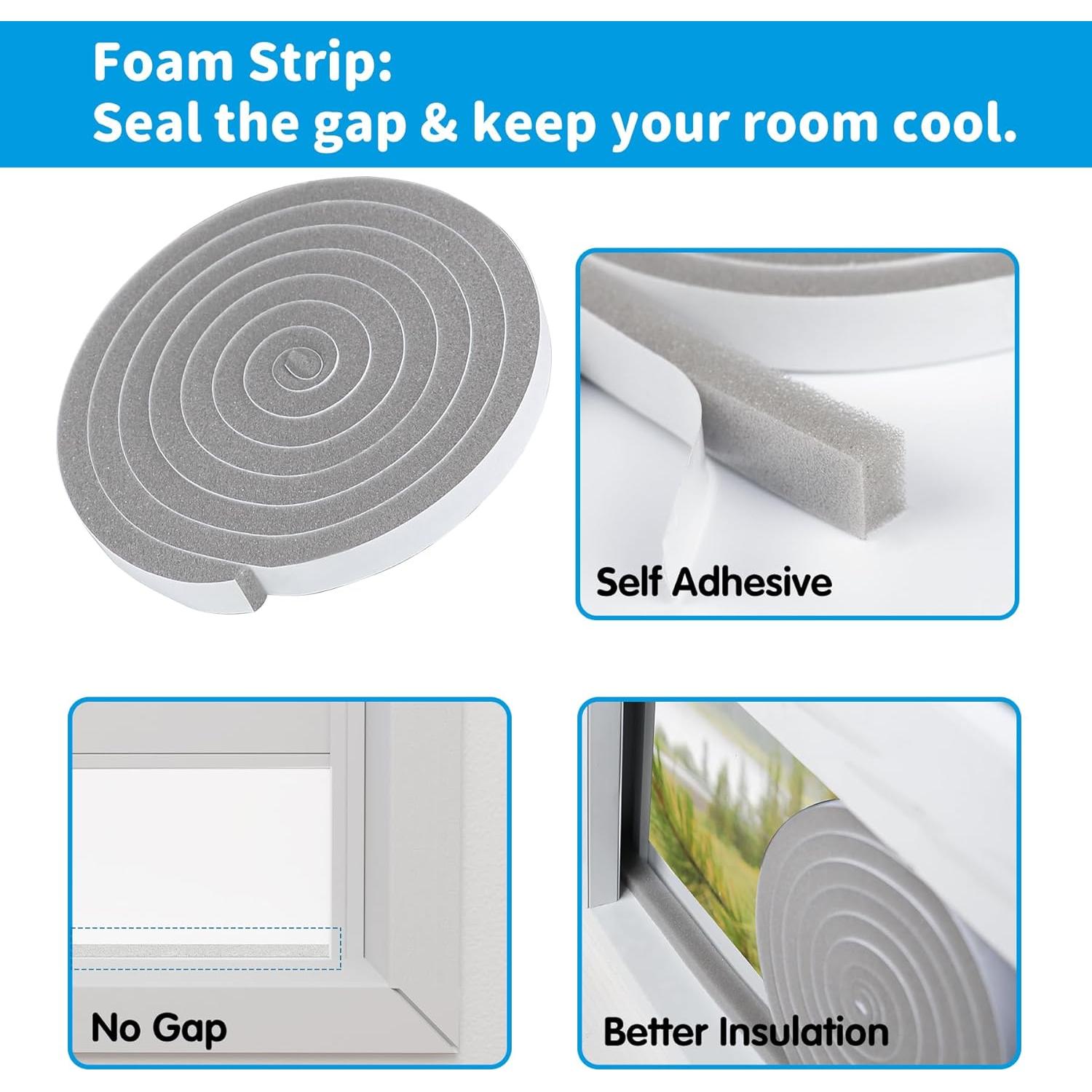 Kit de Ventilación de Ventana Aislada Air Jade para AC 5"