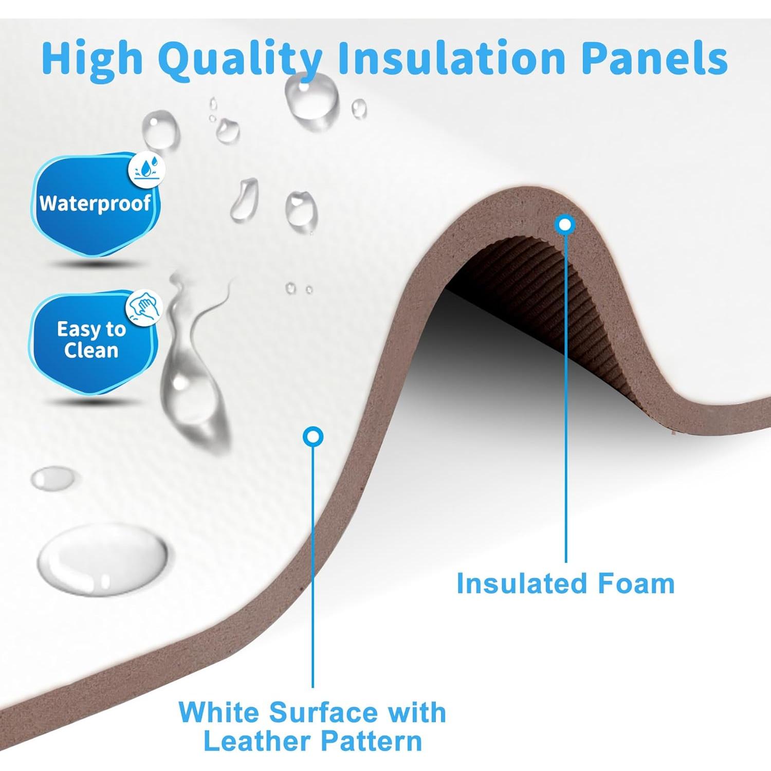 Paneles Laterales de Aire Acondicionado Air Jade 1.22m Blanco