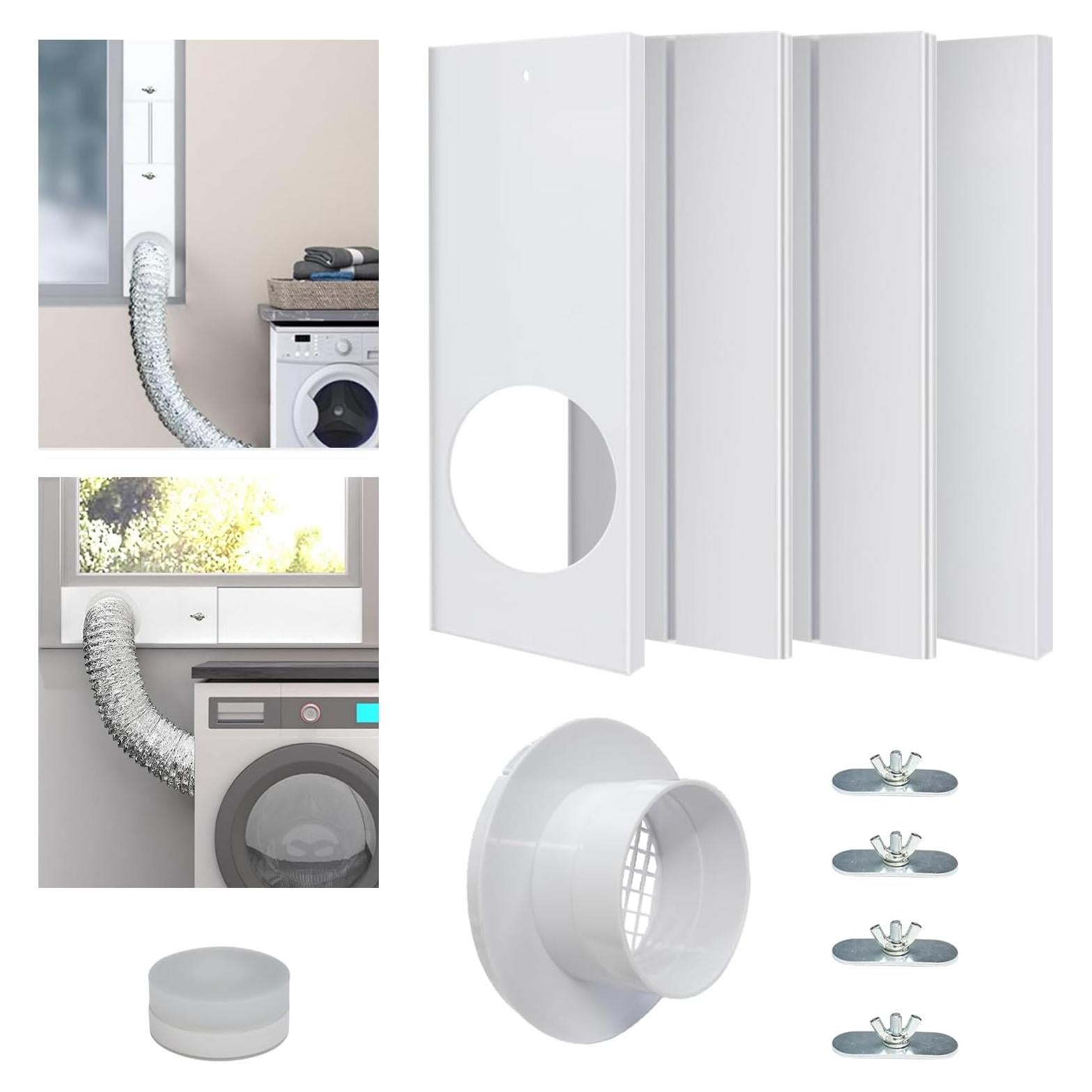 Kit de Ventana Ajustable para Conducto de Secadora 4" G GO . HO