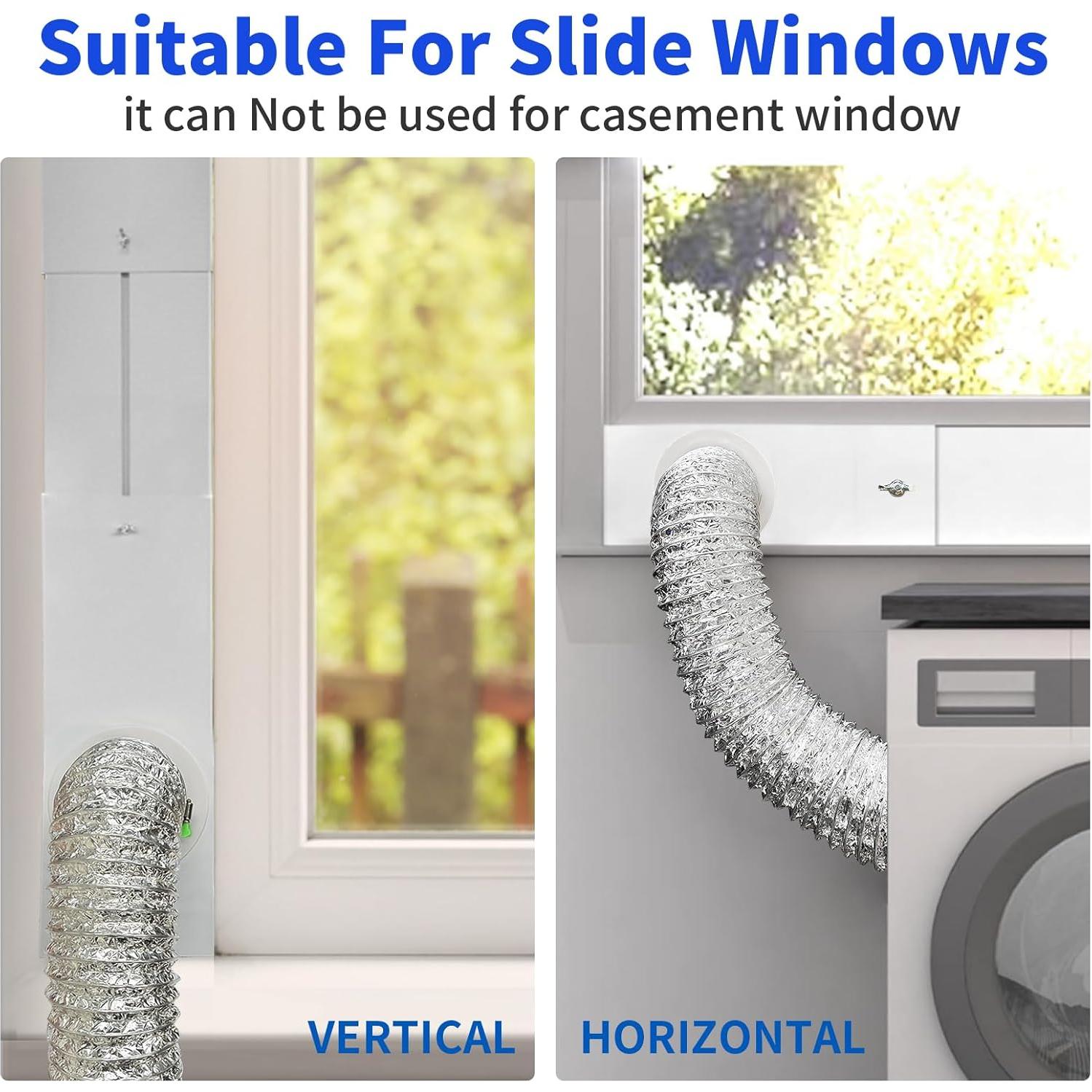 Kit de Ventana Ajustable para Conducto de Secadora 4" G GO . HO