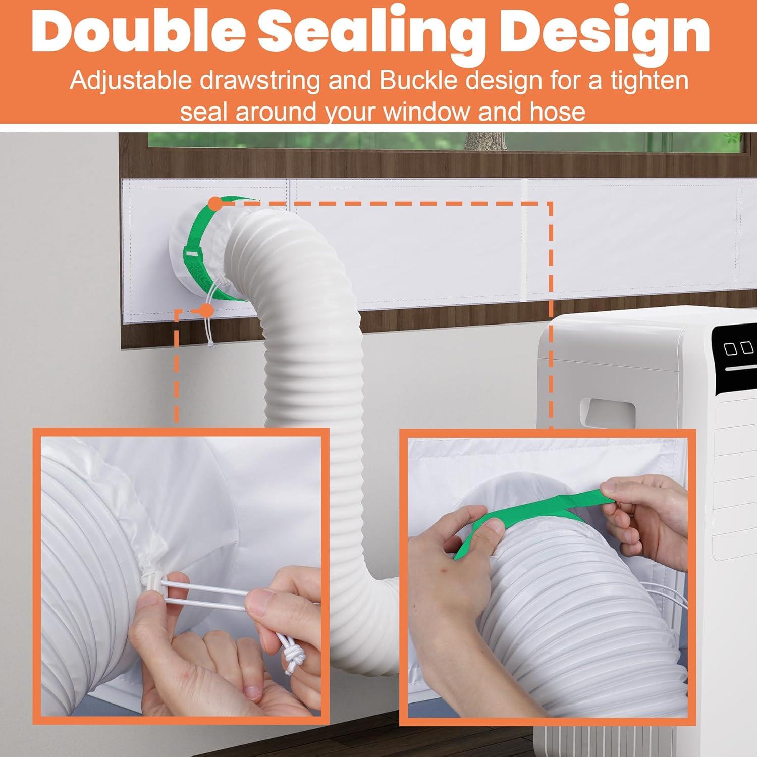 Kit de Ventilación para Ventana AC GCGOODS GC-EC 162.56 cm