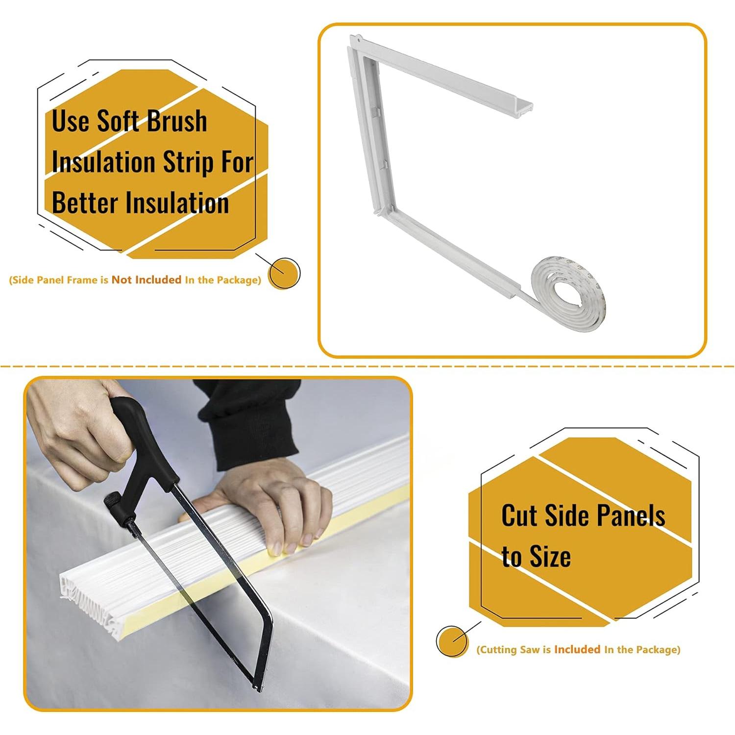 Kit de Panel Lateral Aislante LBG para Aire Acondicionado 43.18x25.4cm