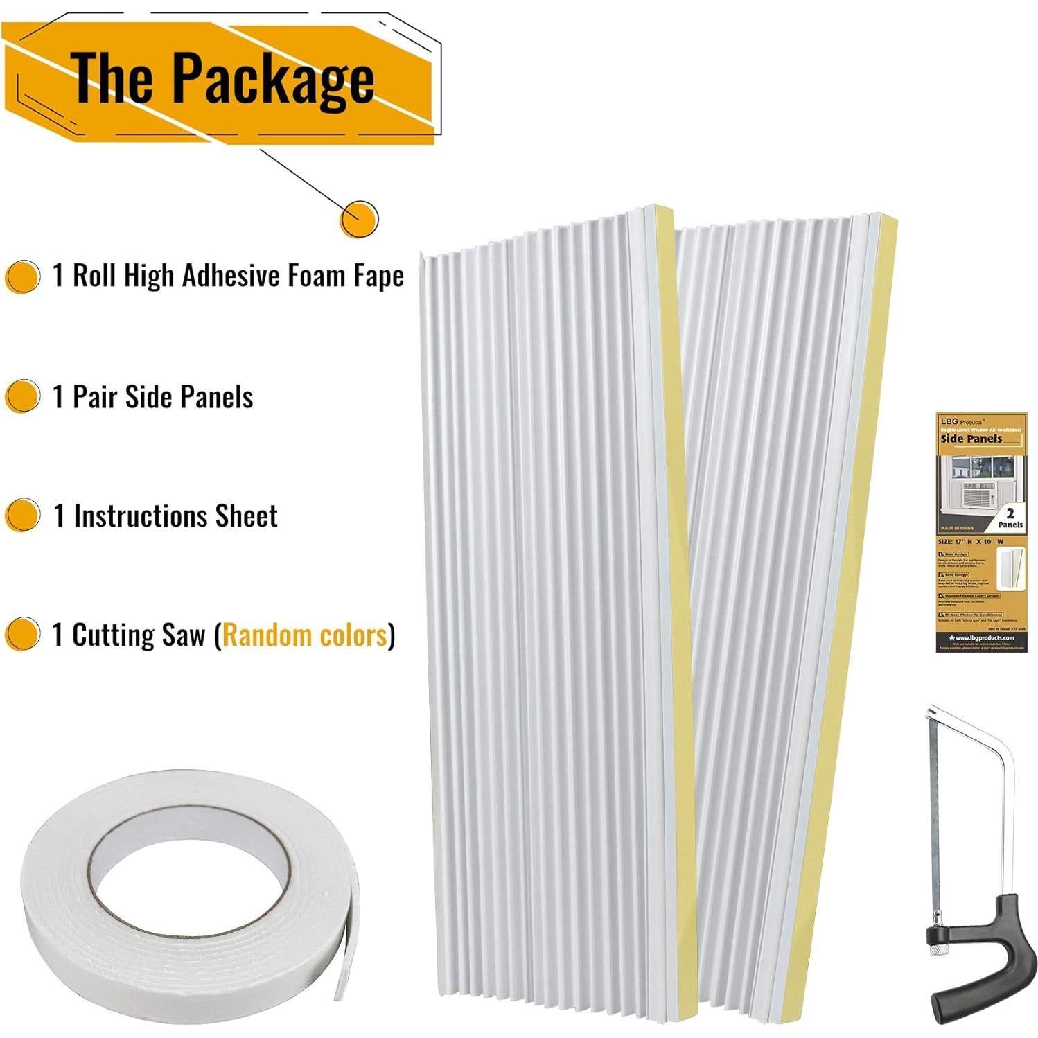 Kit de Panel Lateral Aislante LBG para Aire Acondicionado 43.18x25.4cm