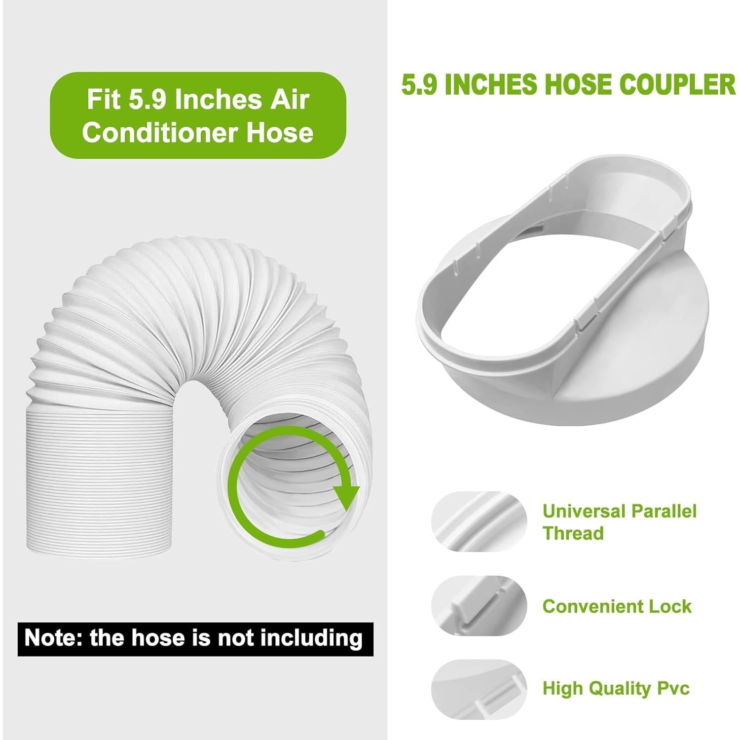 Kit de Ventilación para Ventana de Aire Acondicionado Haikun 43-152cm