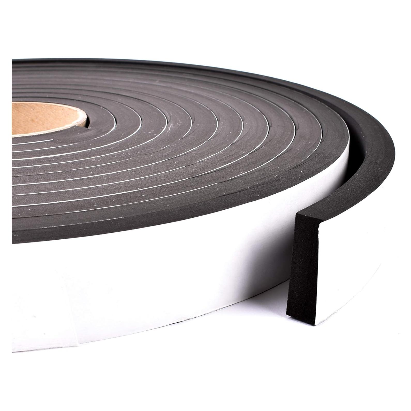 Tira de neopreno adhesiva GravitationOnline 3.81 cm x 1.27 cm x 7.62 m