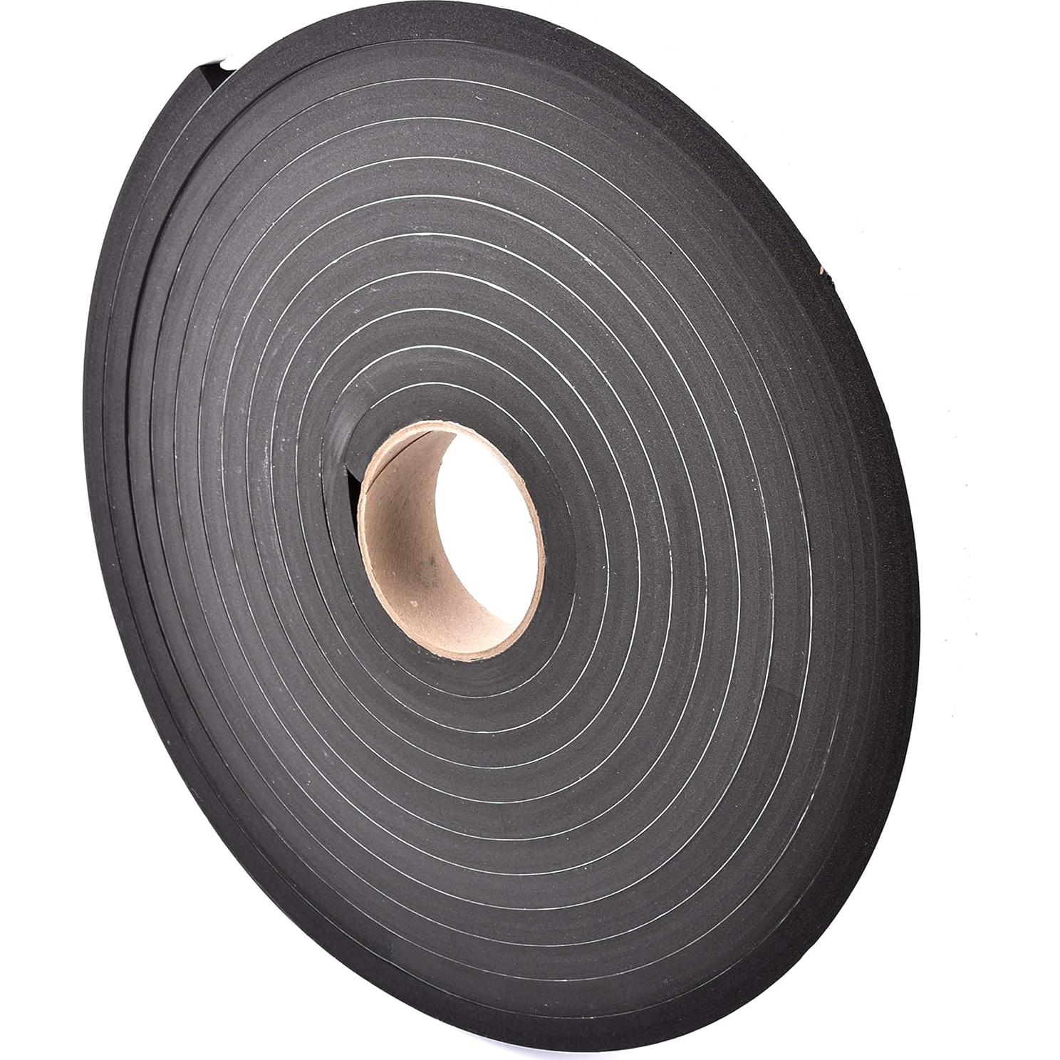 Tira de neopreno adhesiva GravitationOnline 3.81 cm x 1.27 cm x 7.62 m