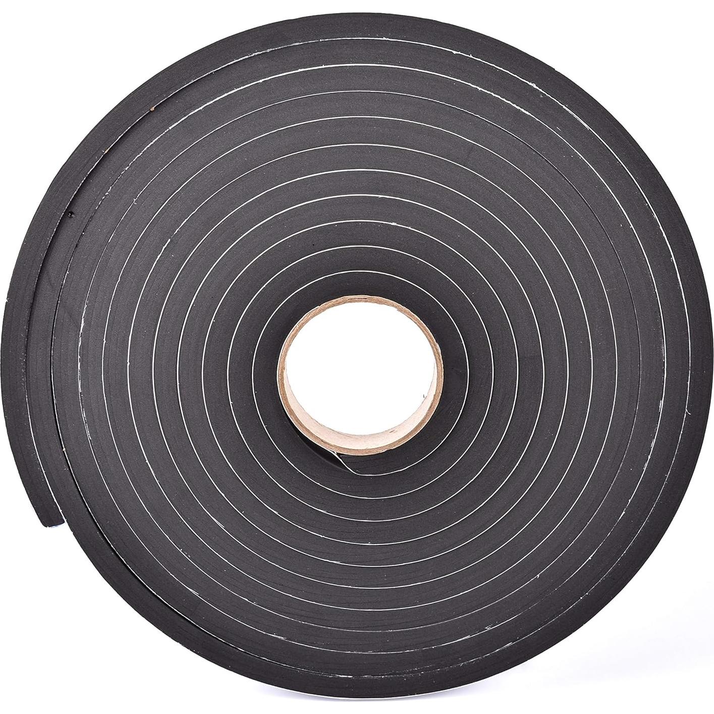 Tira de neopreno adhesiva GravitationOnline 3.81 cm x 1.27 cm x 7.62 m