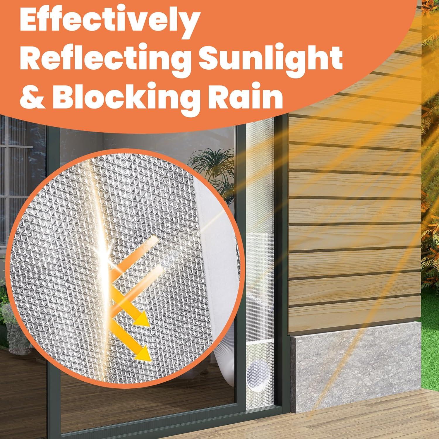 Kit de Ventilación para Puerta AC GCGOODS con Filtro Malla 233.68 cm