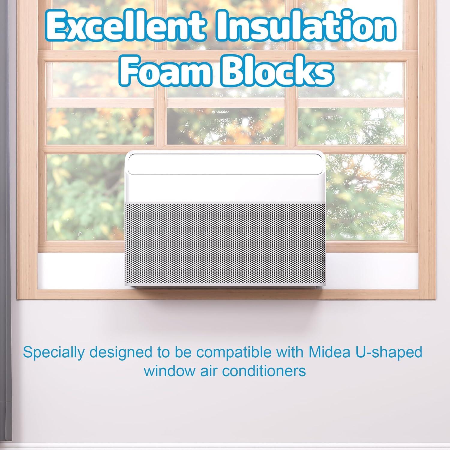 Bloque de Espuma Aislante Air Jade 2 Paquetes para Aire Acondicionado U