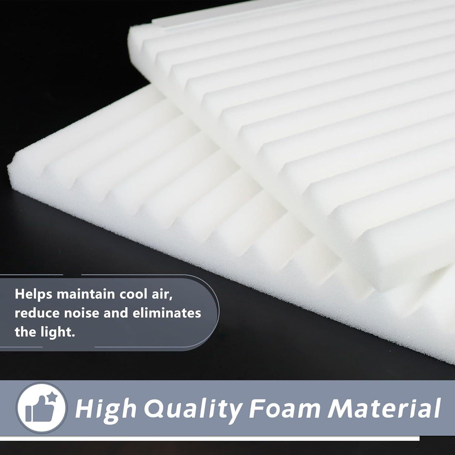 Kit de Paneles Laterales de Espuma Flamorrow para Aire Acondicionado 43x23 cm