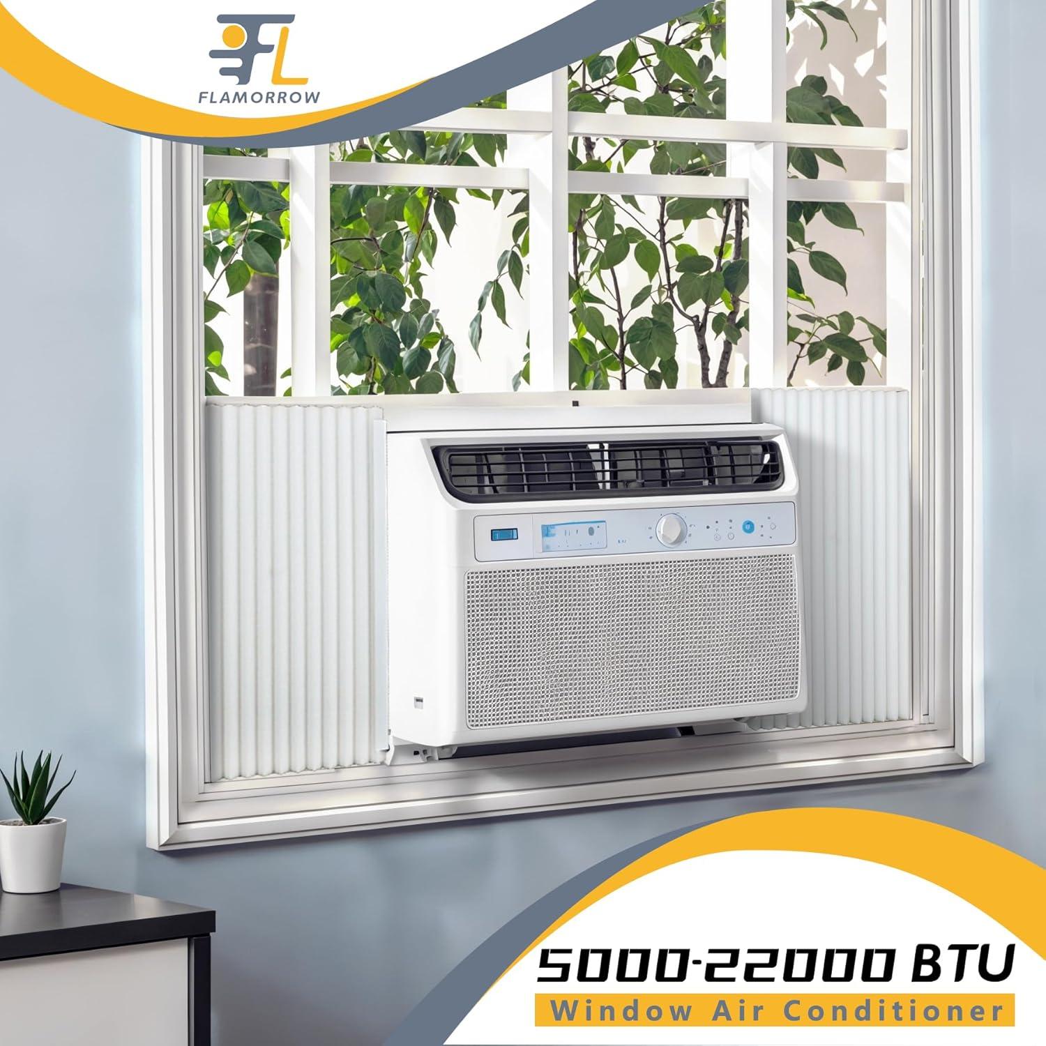 Kit de Paneles Laterales de Espuma Flamorrow para Aire Acondicionado 43x23 cm