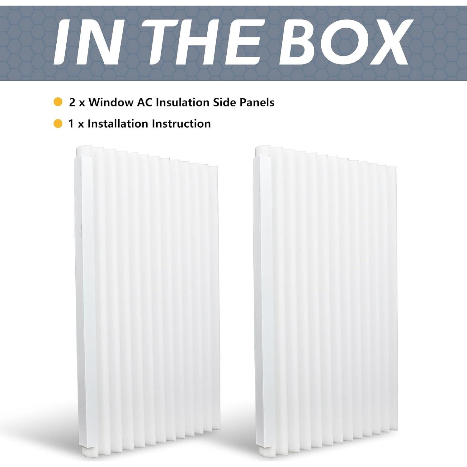 Kit de Paneles Laterales de Espuma Flamorrow para Aire Acondicionado 43x23 cm
