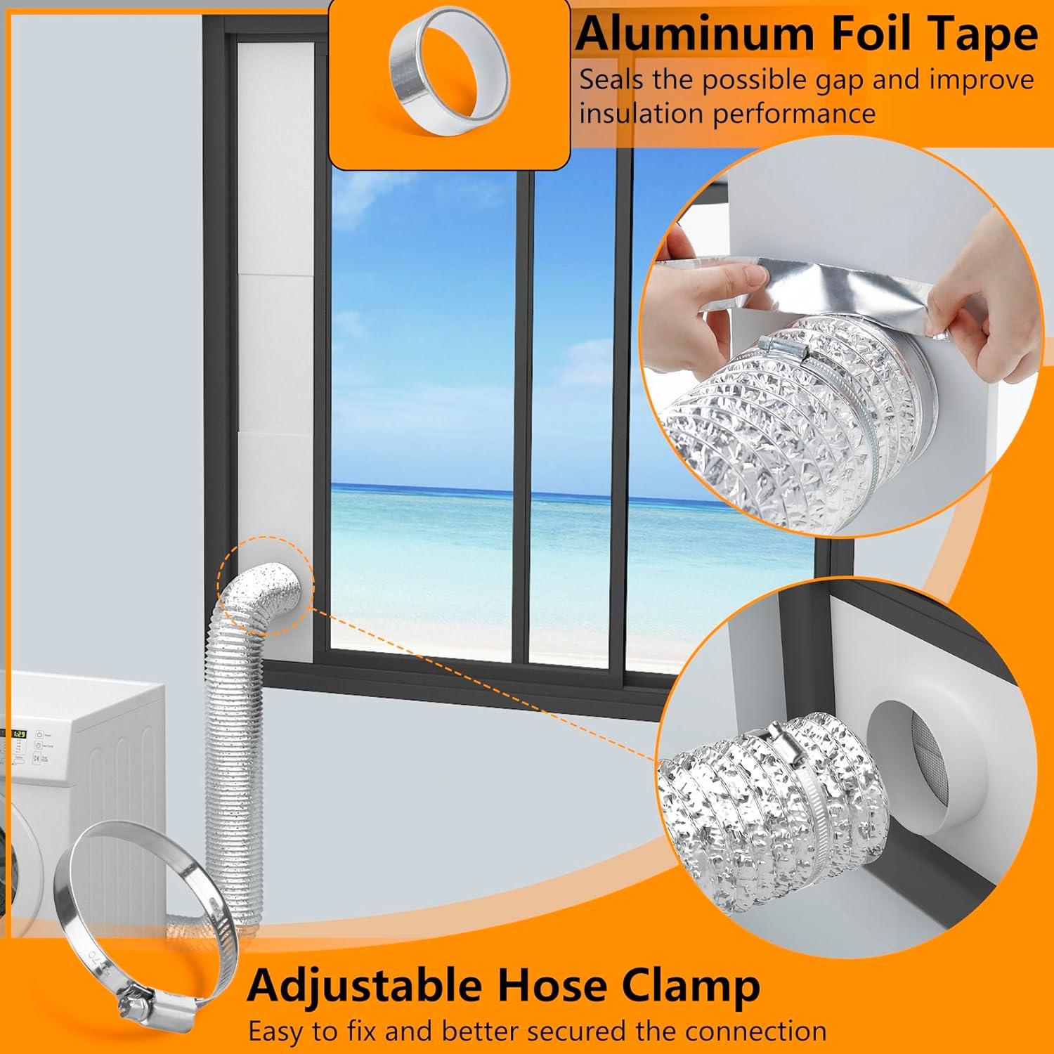 Kit de Ventana para Ventilación de Secadora LBG 4" Ajustable