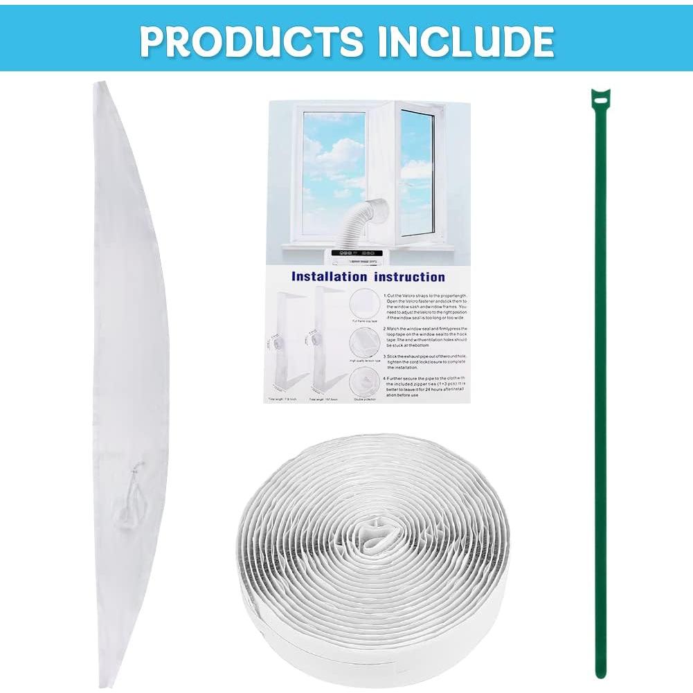 Sello de Ventana para Aire Acondicionado Portátil Federedevo 400cm