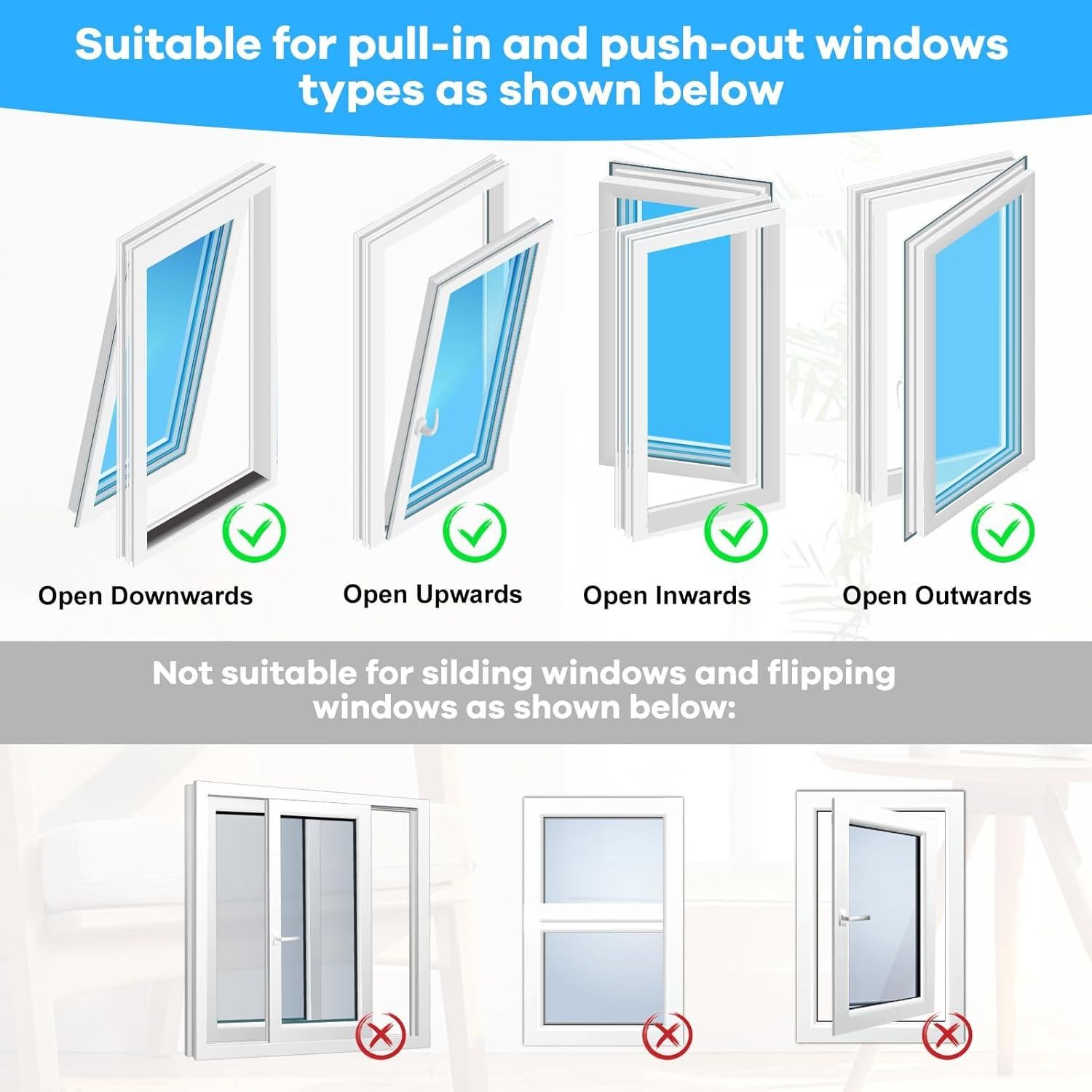 Kit de Ventilación para Ventana Kifiray 300cm AC Portátil
