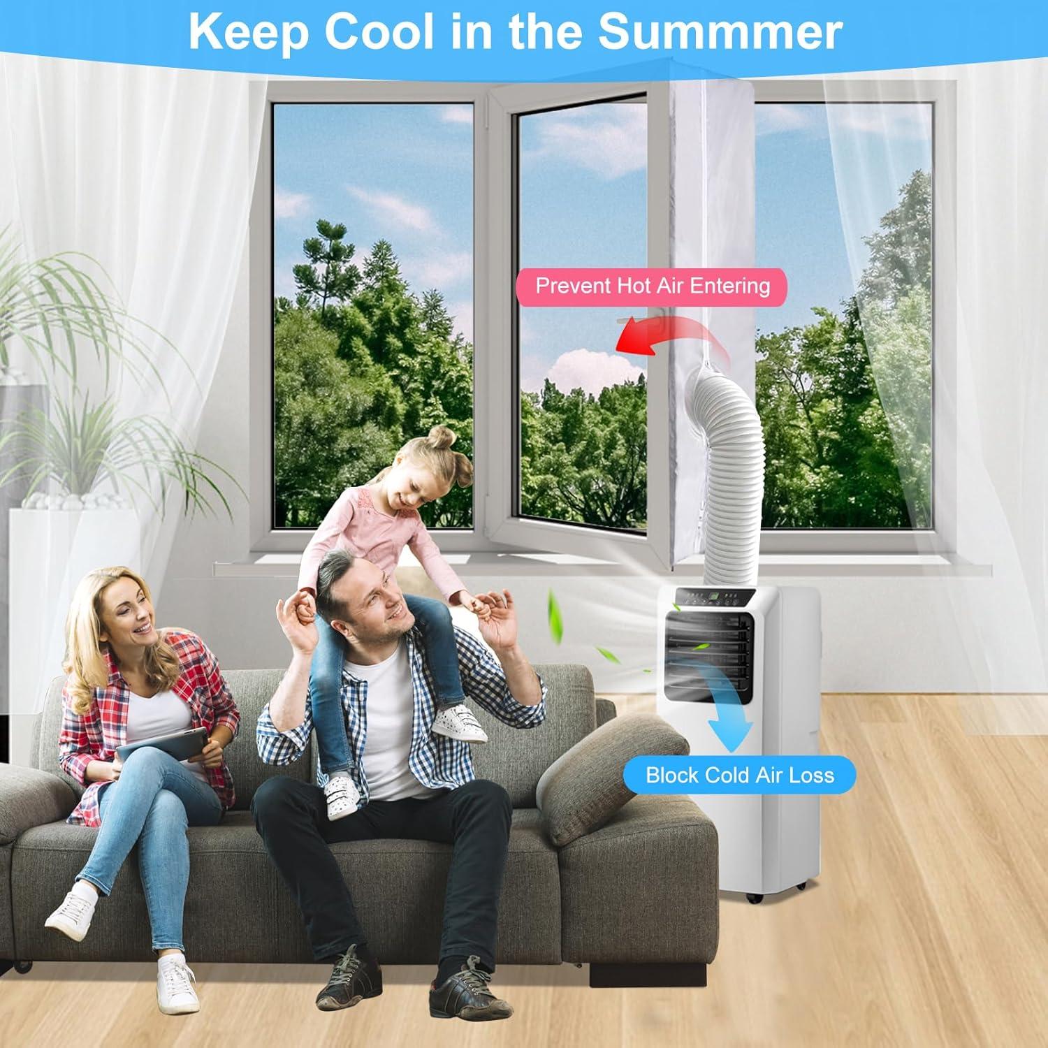 Kit de Ventilación para Ventana Kifiray 300cm AC Portátil