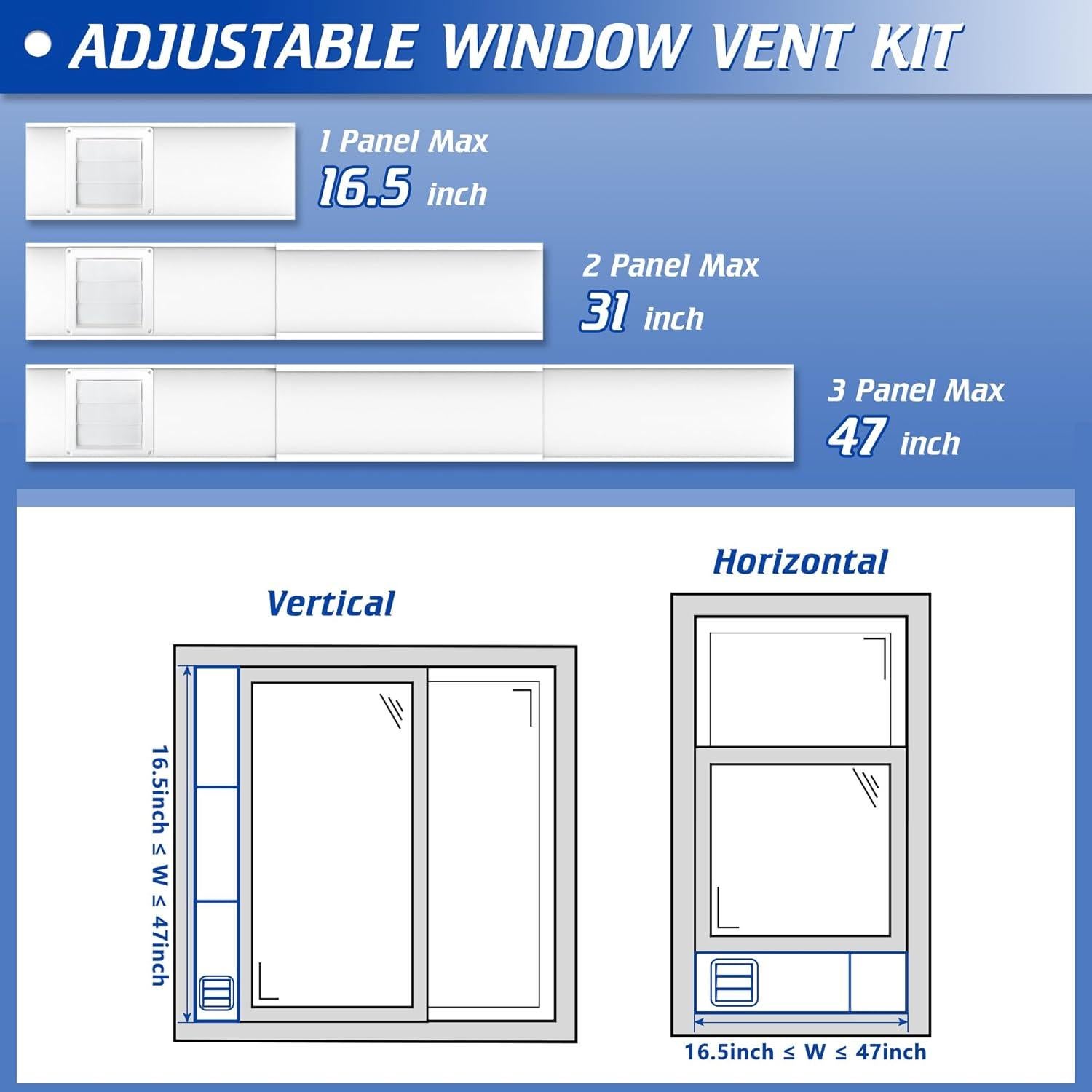 Kit de Ventana para Ventilación de Secadora Zhongshan SP-04
