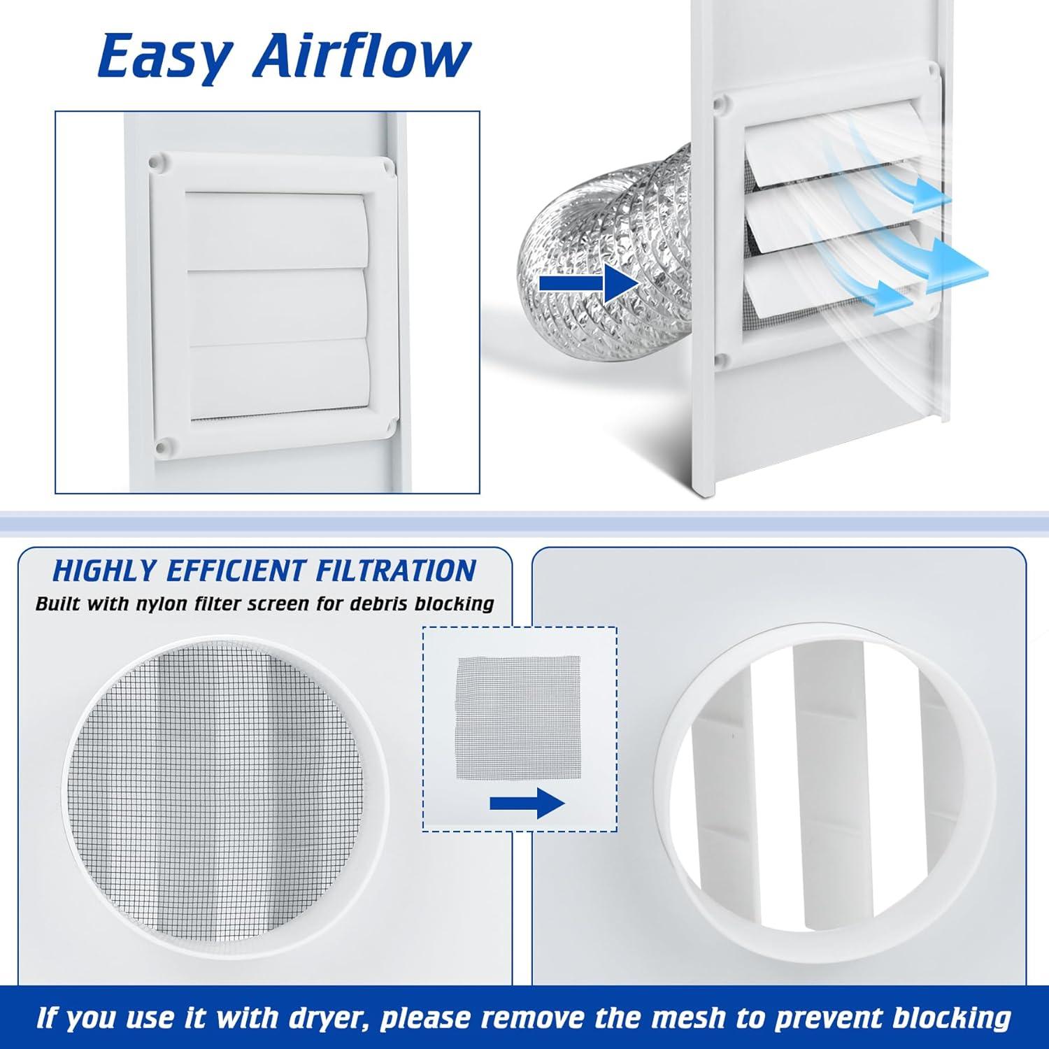 Kit de Ventana para Ventilación de Secadora Zhongshan SP-04