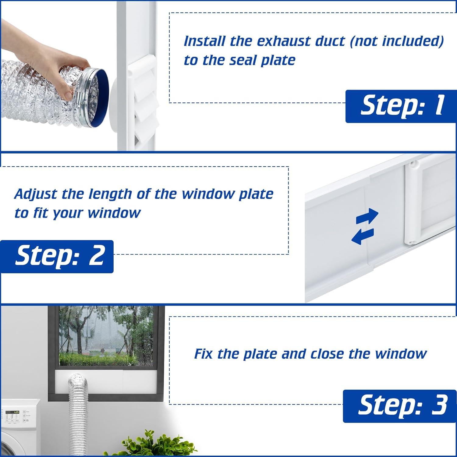 Kit de Ventana para Ventilación de Secadora Zhongshan SP-04