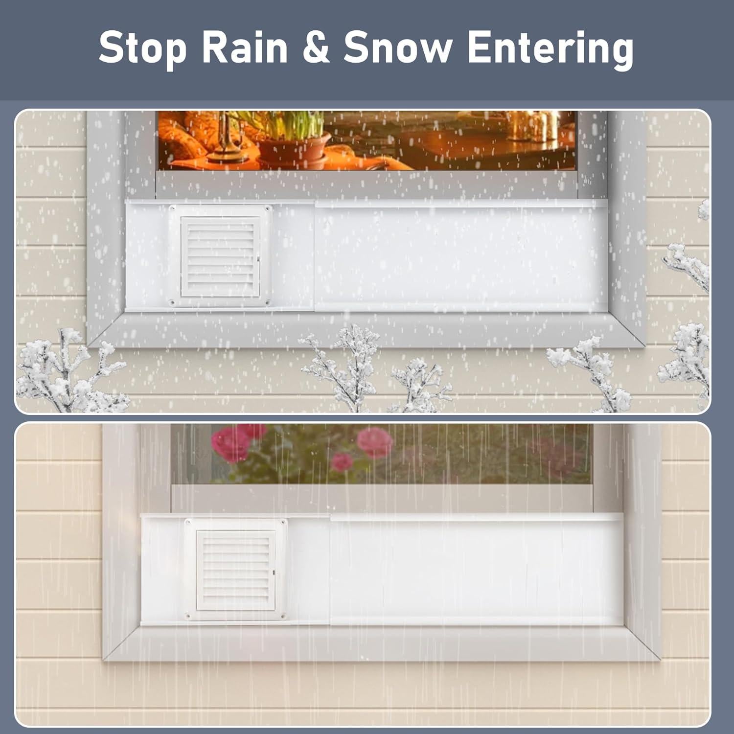 Kit de Ventana para Ventilación de Secadora Flamorrow 4"