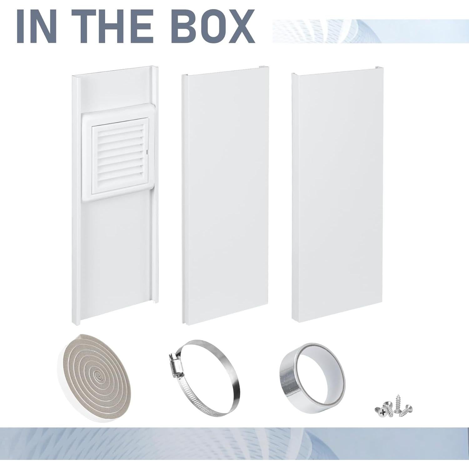 Kit de Ventana para Ventilación de Secadora Flamorrow 4"