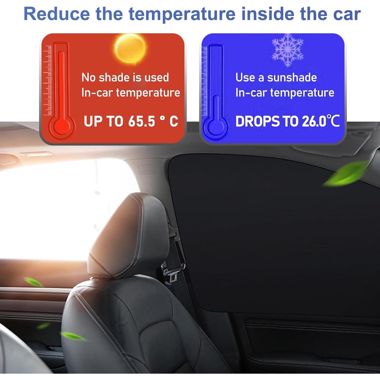 Cortinas de Privacidad para Automóviles Arwrilt 4 PCS Plata