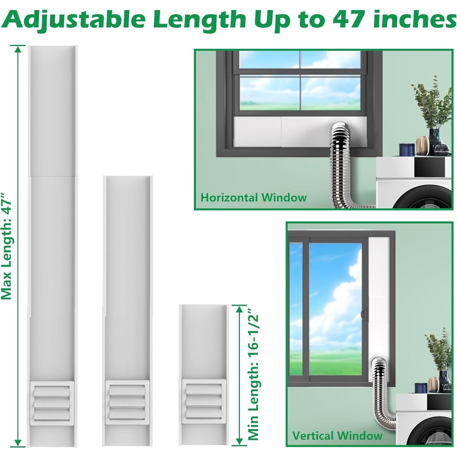 Kit de Ventilación para Ventana de Secadora Forestchill 4"