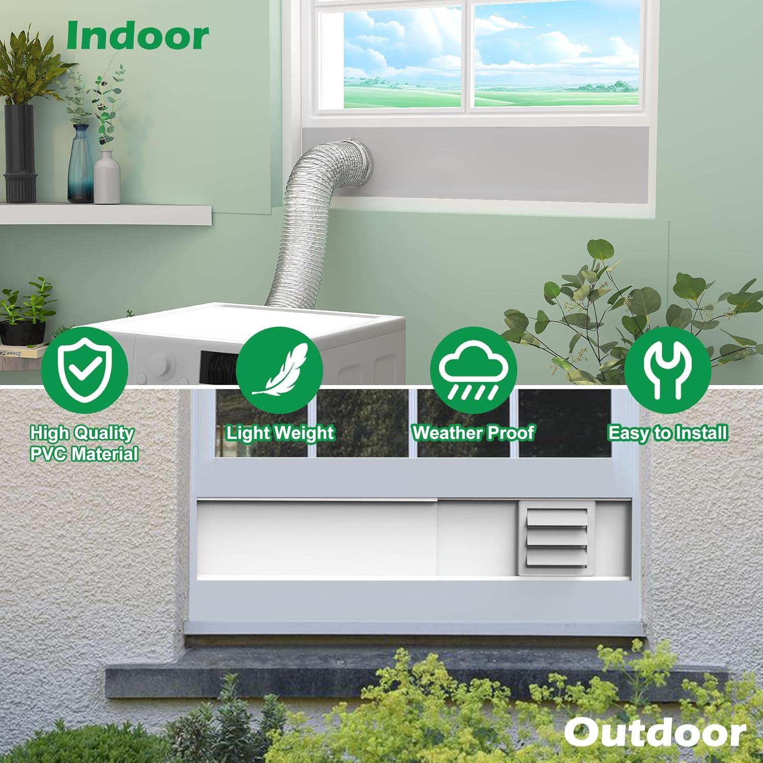 Kit de Ventilación para Ventana de Secadora Forestchill 4"