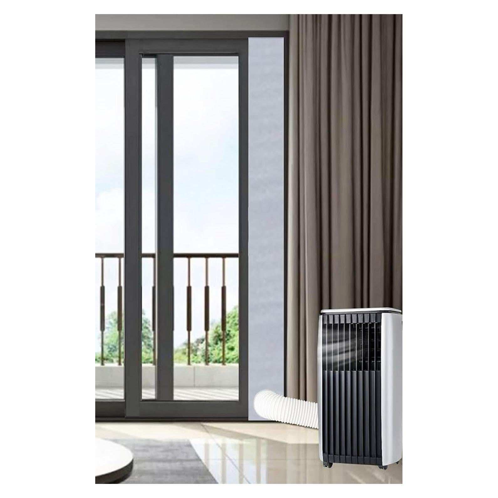 Kit de Ventilación para Aire Acondicionado Portátil tBesme - Sello Universal para Puertas Deslizantes 198-249 cm