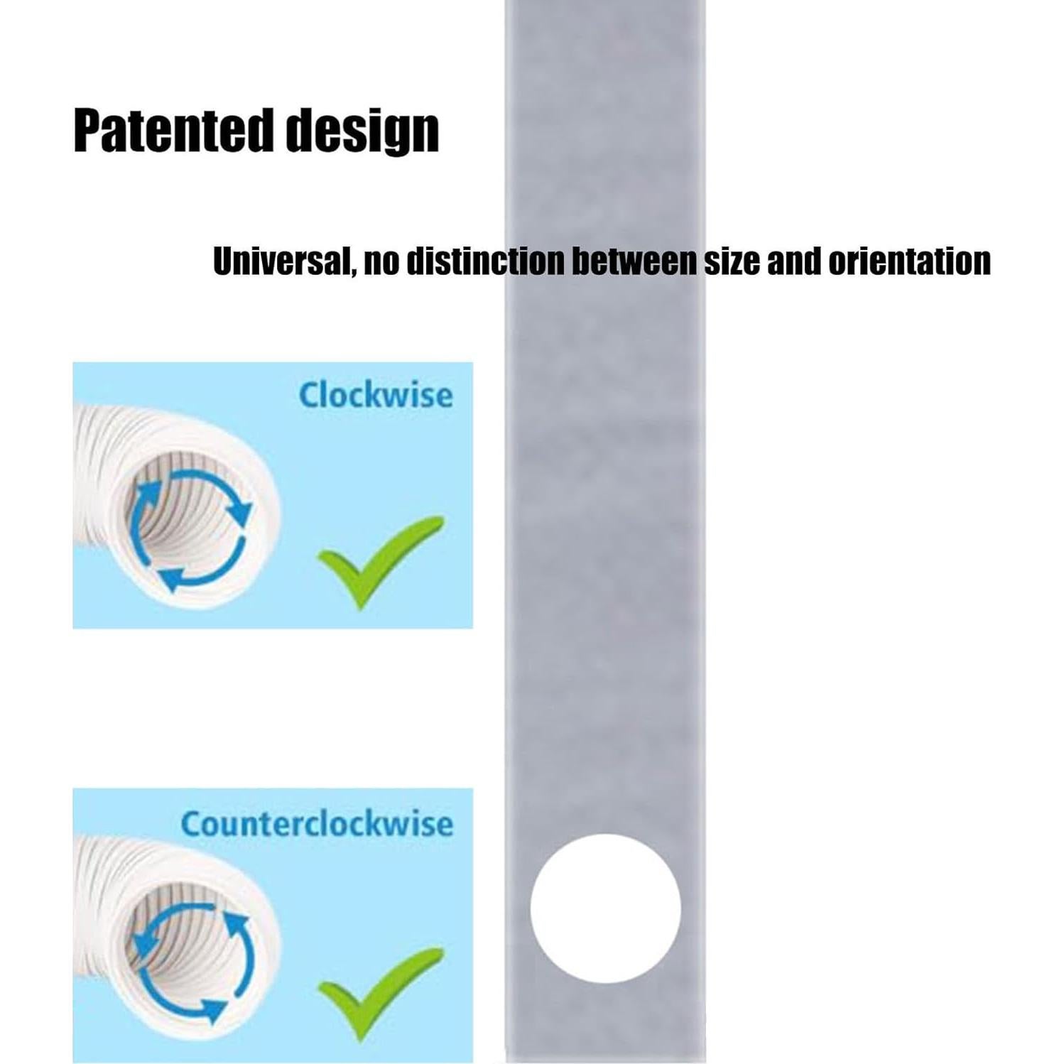 Kit de Ventilación para Aire Acondicionado Portátil tBesme - Sello Universal para Puertas Deslizantes 198-249 cm
