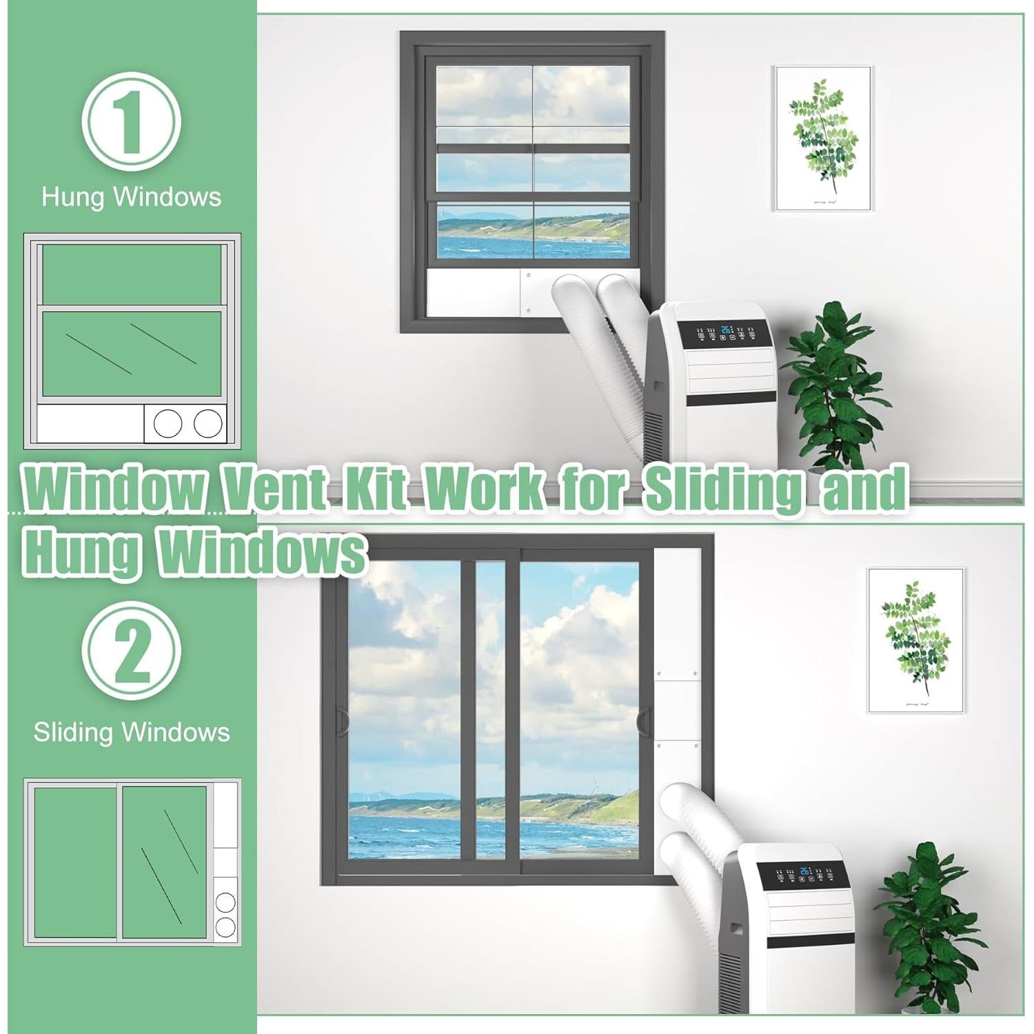 Kit de Ventilación para Aire Acondicionado Memrita 5.9 cm