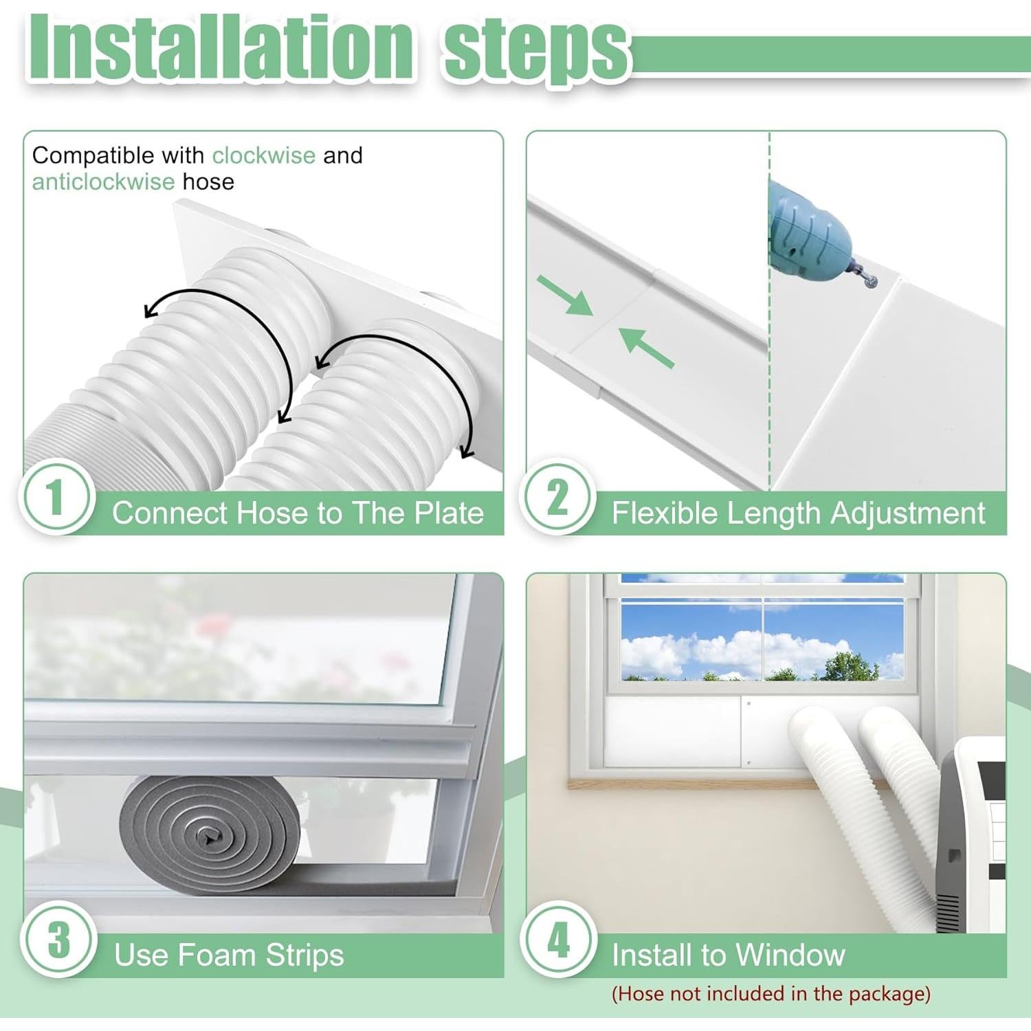 Kit de Ventilación para Aire Acondicionado Memrita 5.9 cm