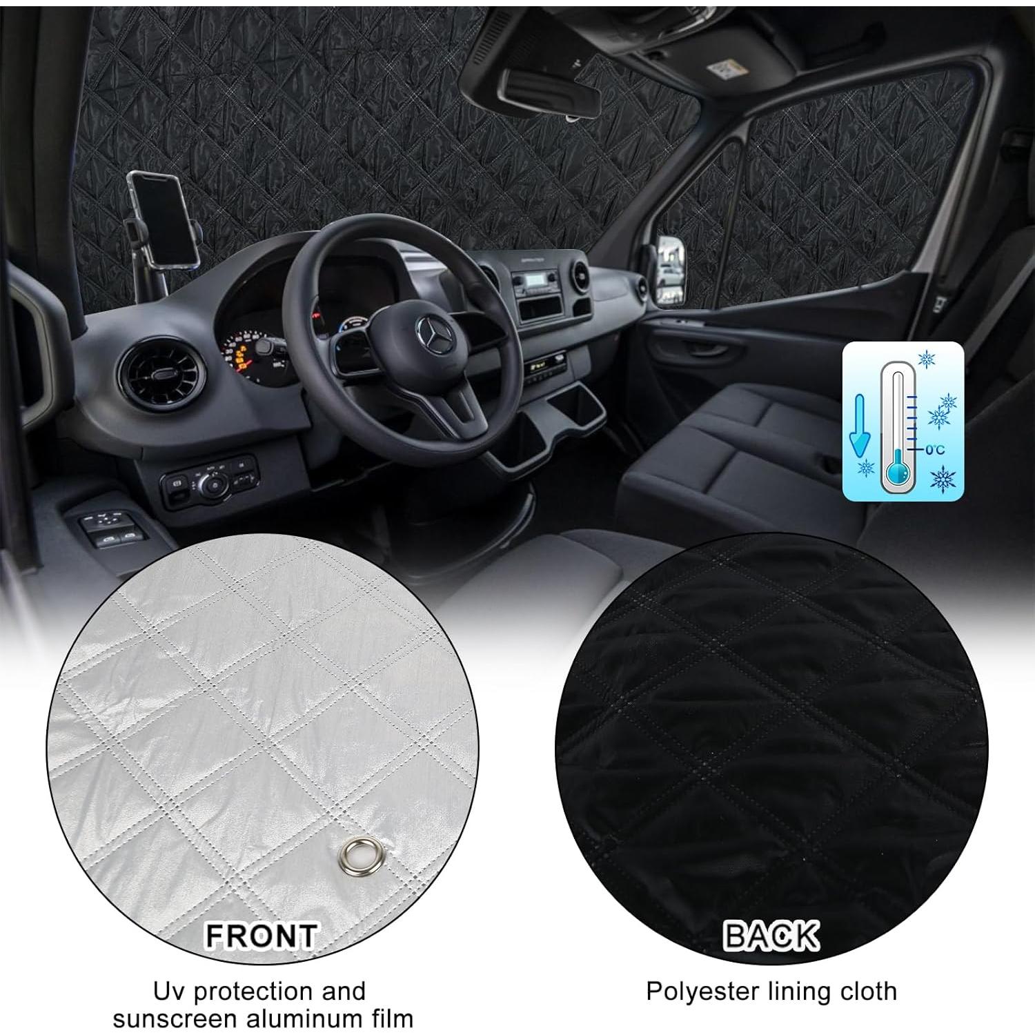 Juego de Sombra Solar Federedevo 7 Piezas para Sprinter 2006-2019