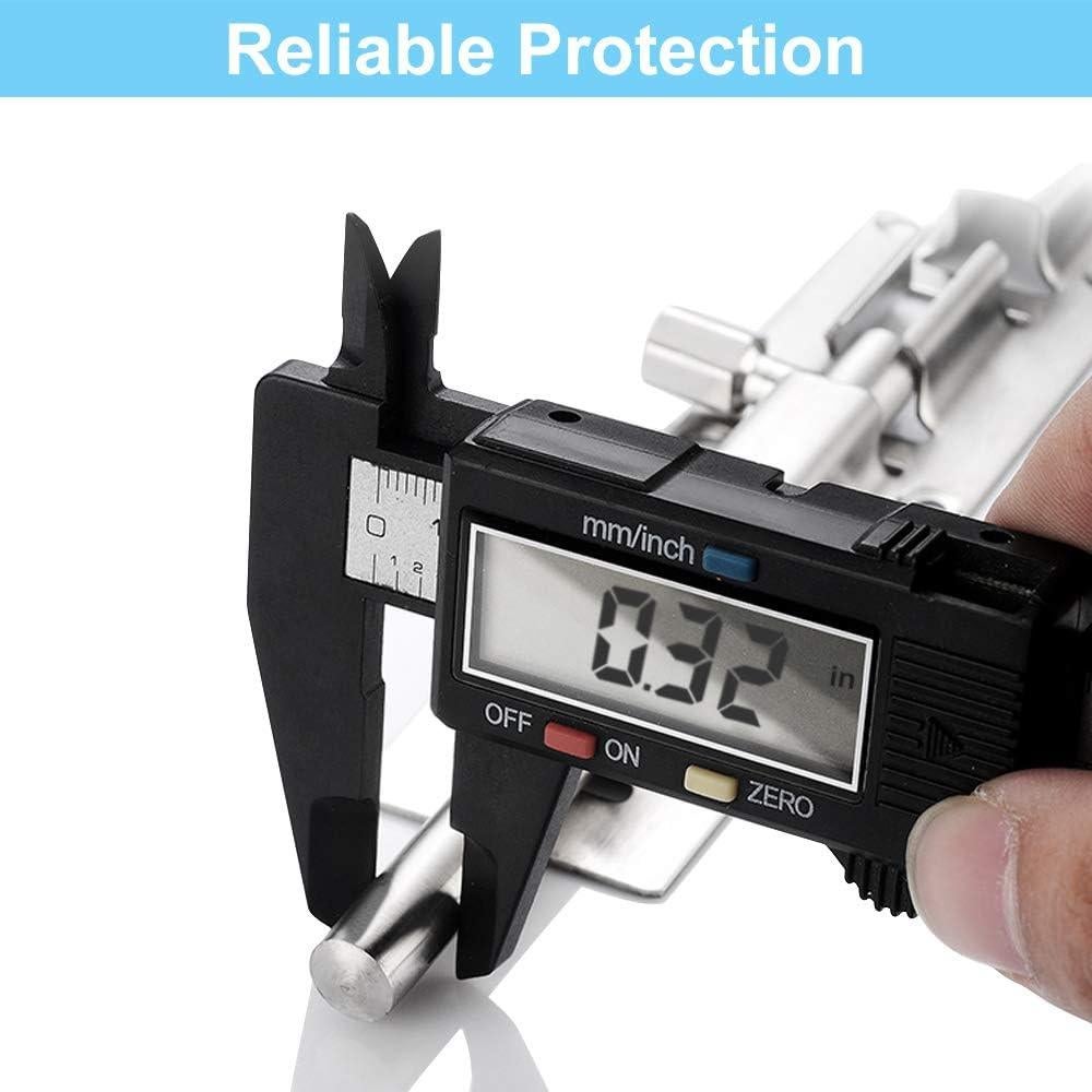 Cerrojo de Barril FATLODA 2 Paquete Acero Inoxidable 3"