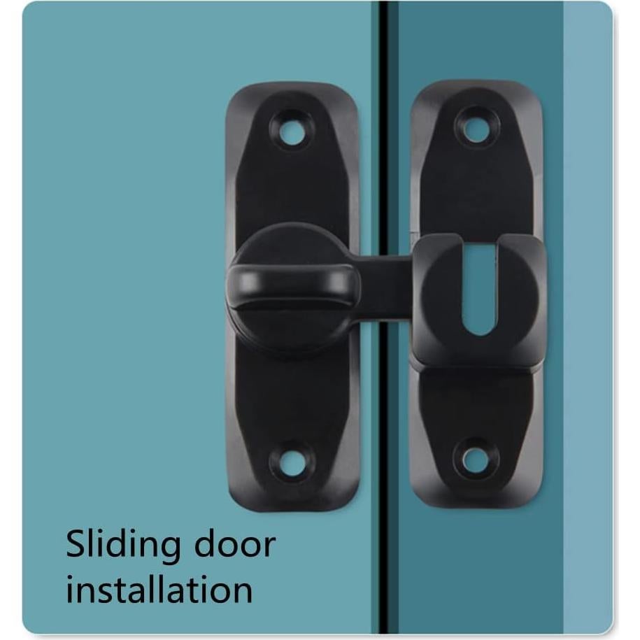 Cierre de puerta flip 90-180 FIREFLYWEB negro robusto