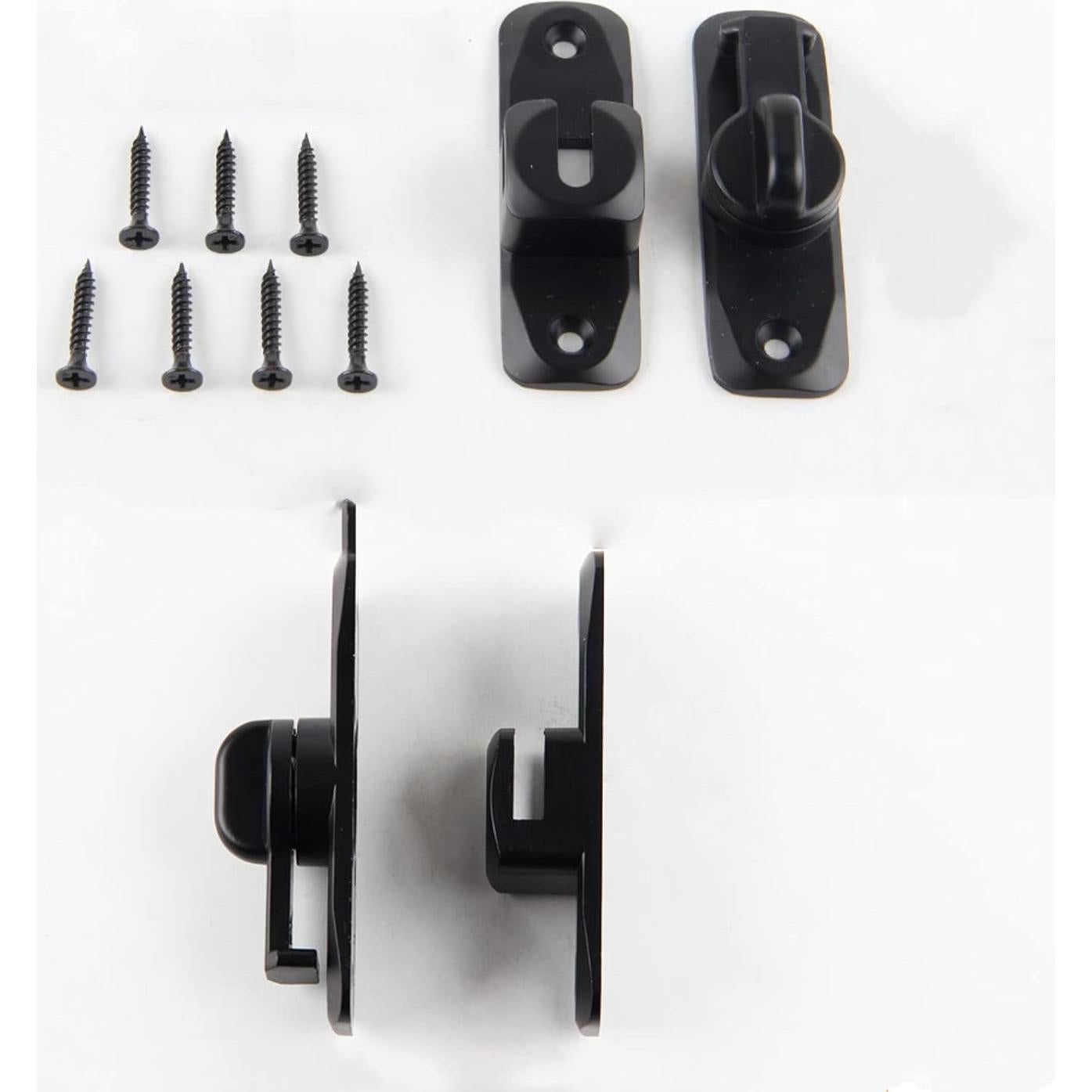 Cierre de puerta flip 90-180 FIREFLYWEB negro robusto