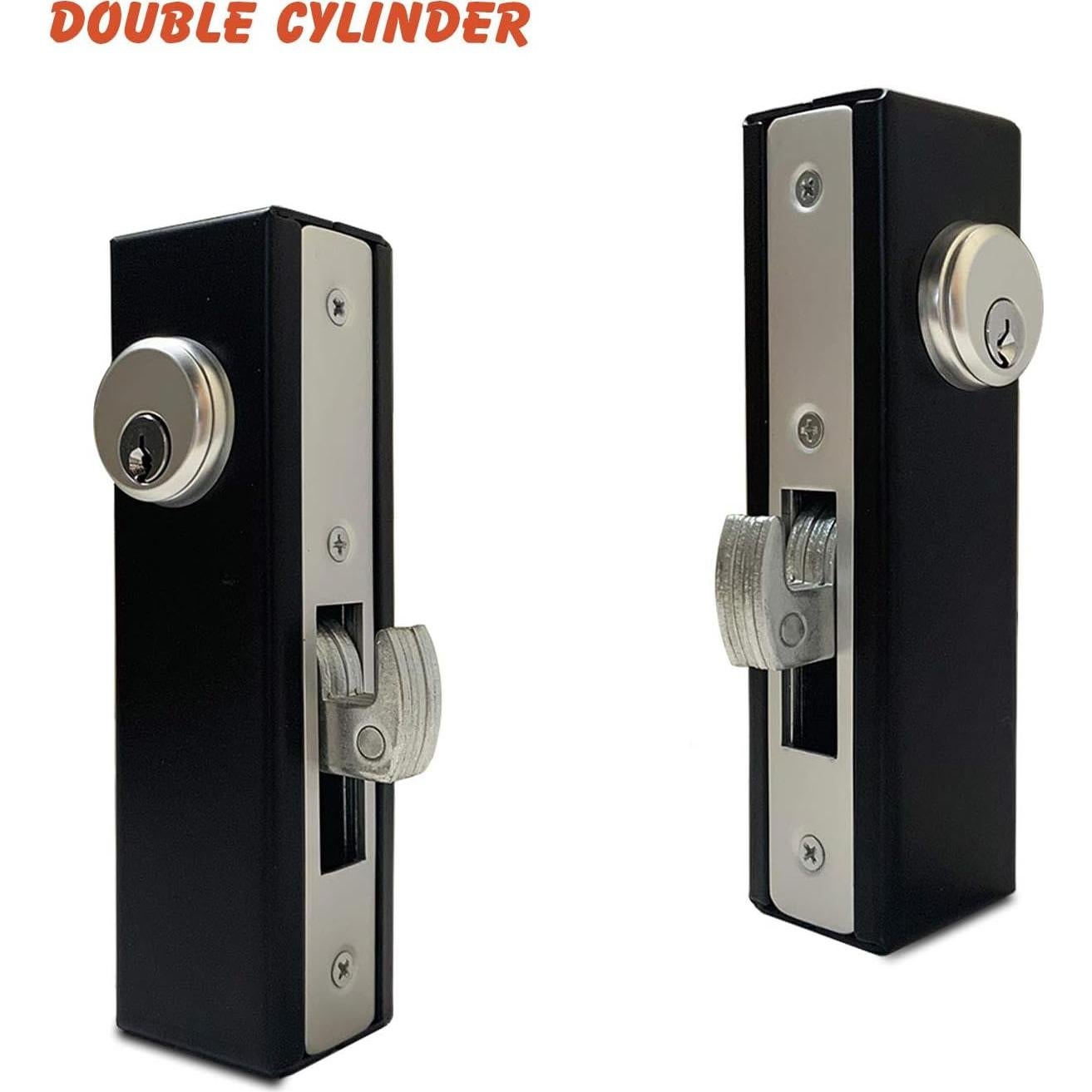 Cerradura de Gancho Oasis para Puerta Corredera Doble Cilindro