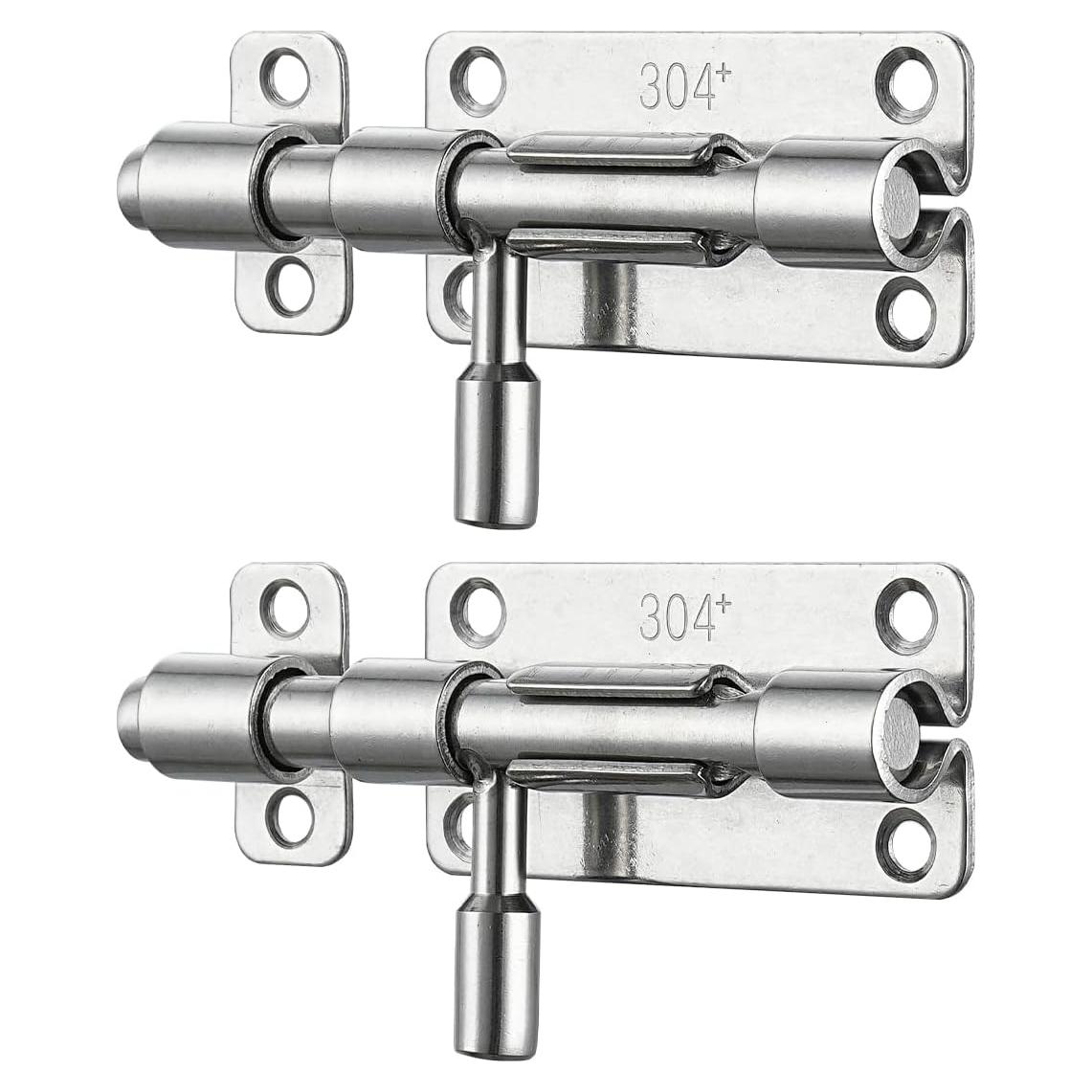 Cerrojo de Puerta JQK 10 cm Acero Inoxidable 304 2 Paquete