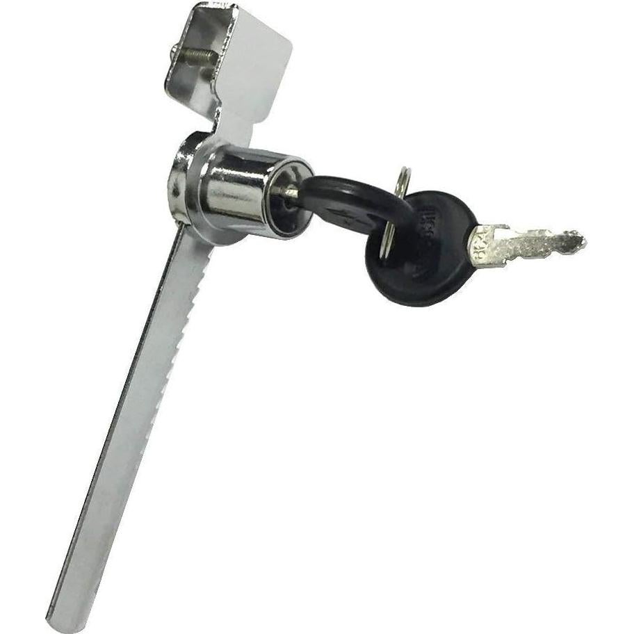 Cerradura de Trinquete WOOCH para Puerta de Vidrio Cromada - 2 Paquetes