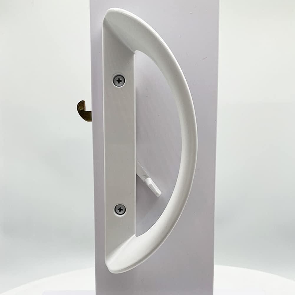 Juego de Manijas para Puerta Corrediza ALYWASAI Blanco 3.81-4.45 cm