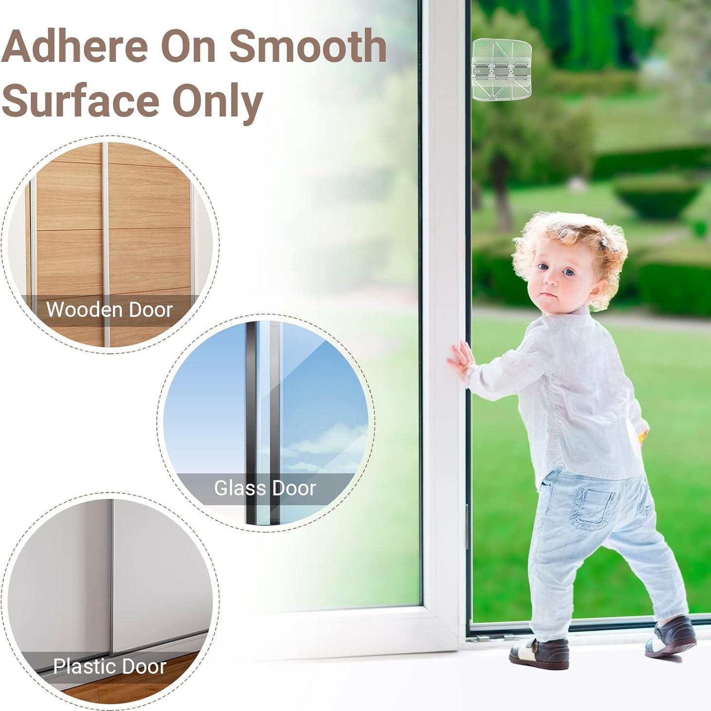 Cerradura de Puerta Deslizante WINONLY - 2 Paquete Seguridad Infantil