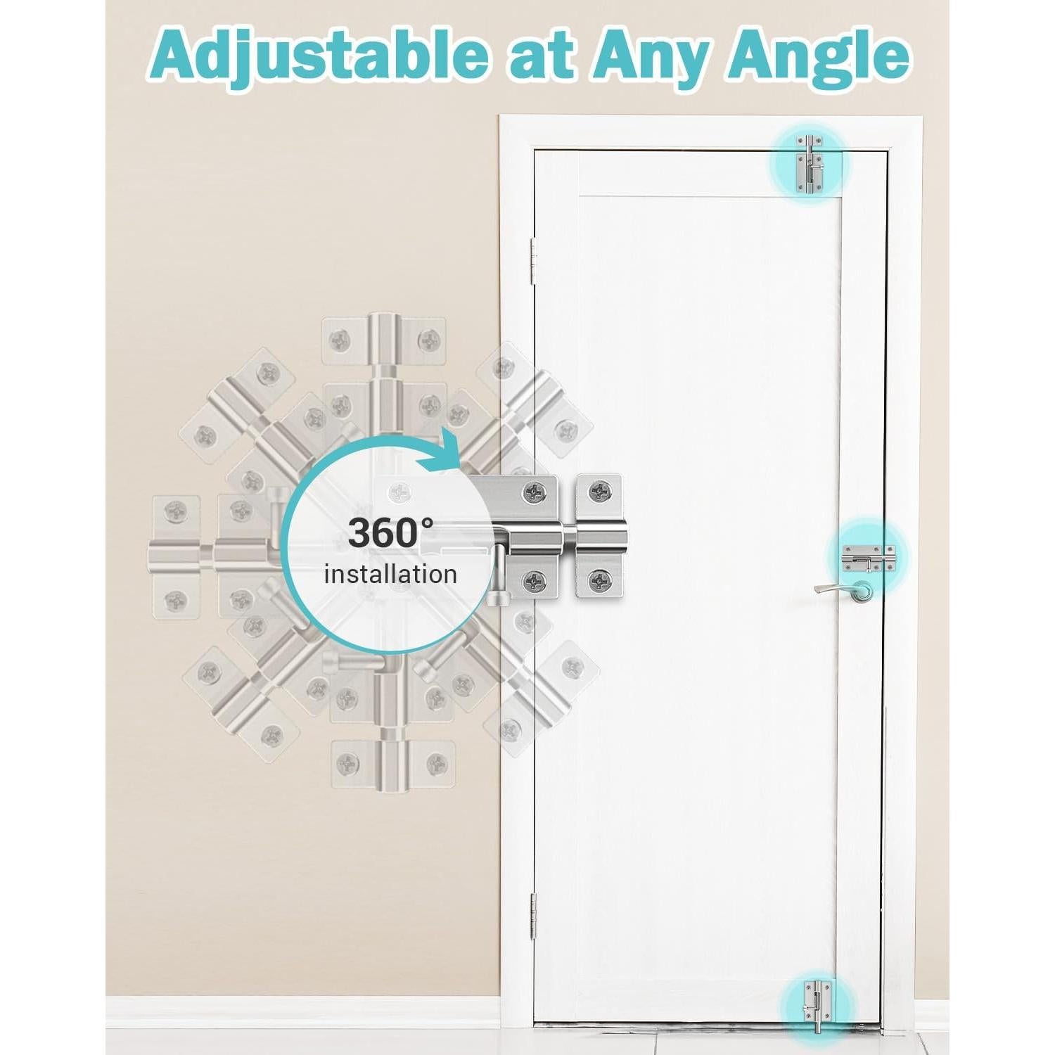 Cerradura deslizante de seguridad Cranach 2 Paquete Acero