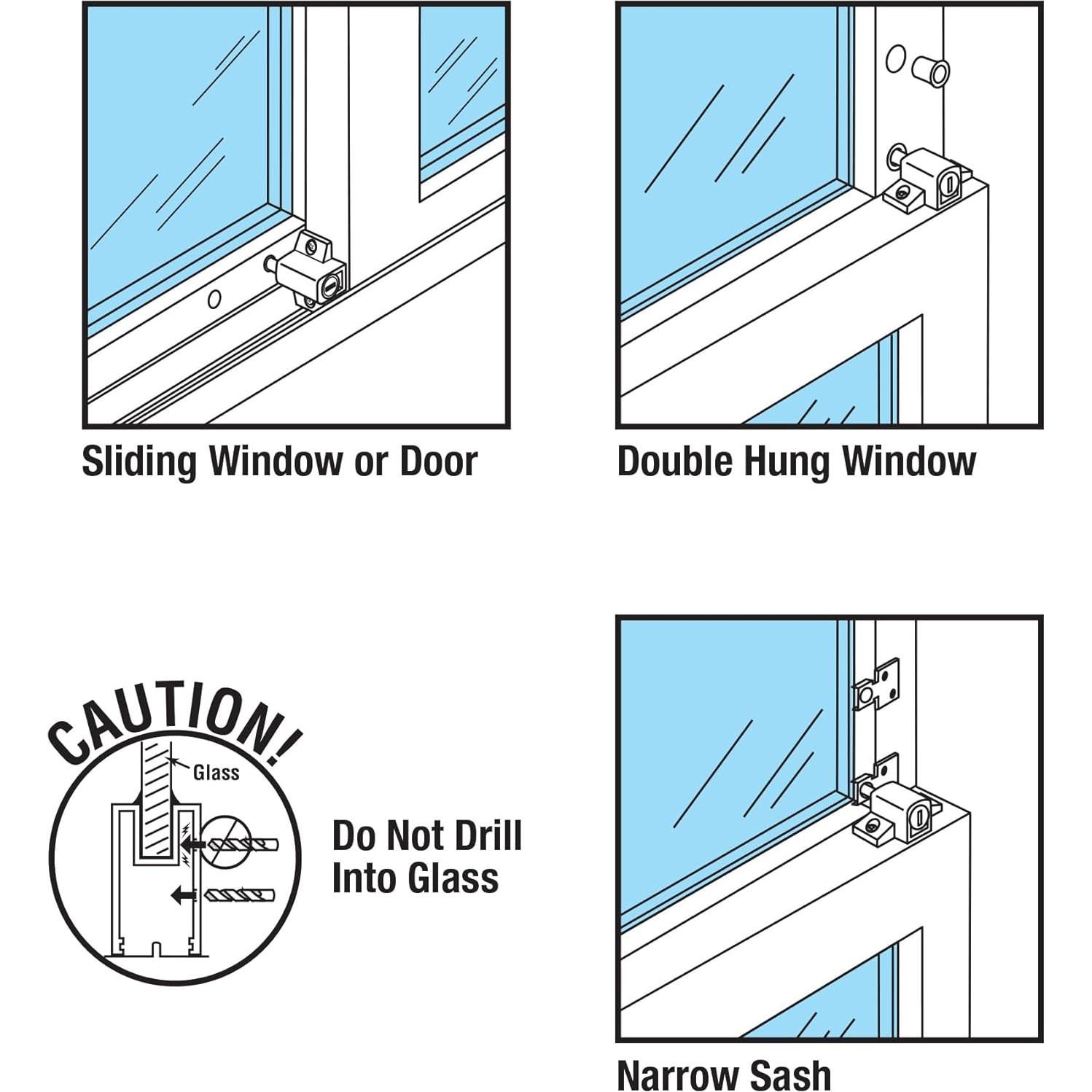 Cerradura de Puerta Corredera con Llave Prime-Line S 4005, Alta Resistencia