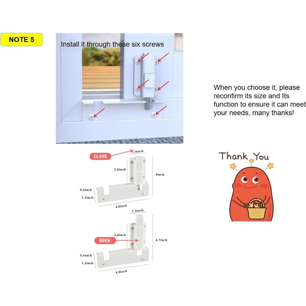 Cerradura Digital de Puerta Deslizante House Guard Blanca