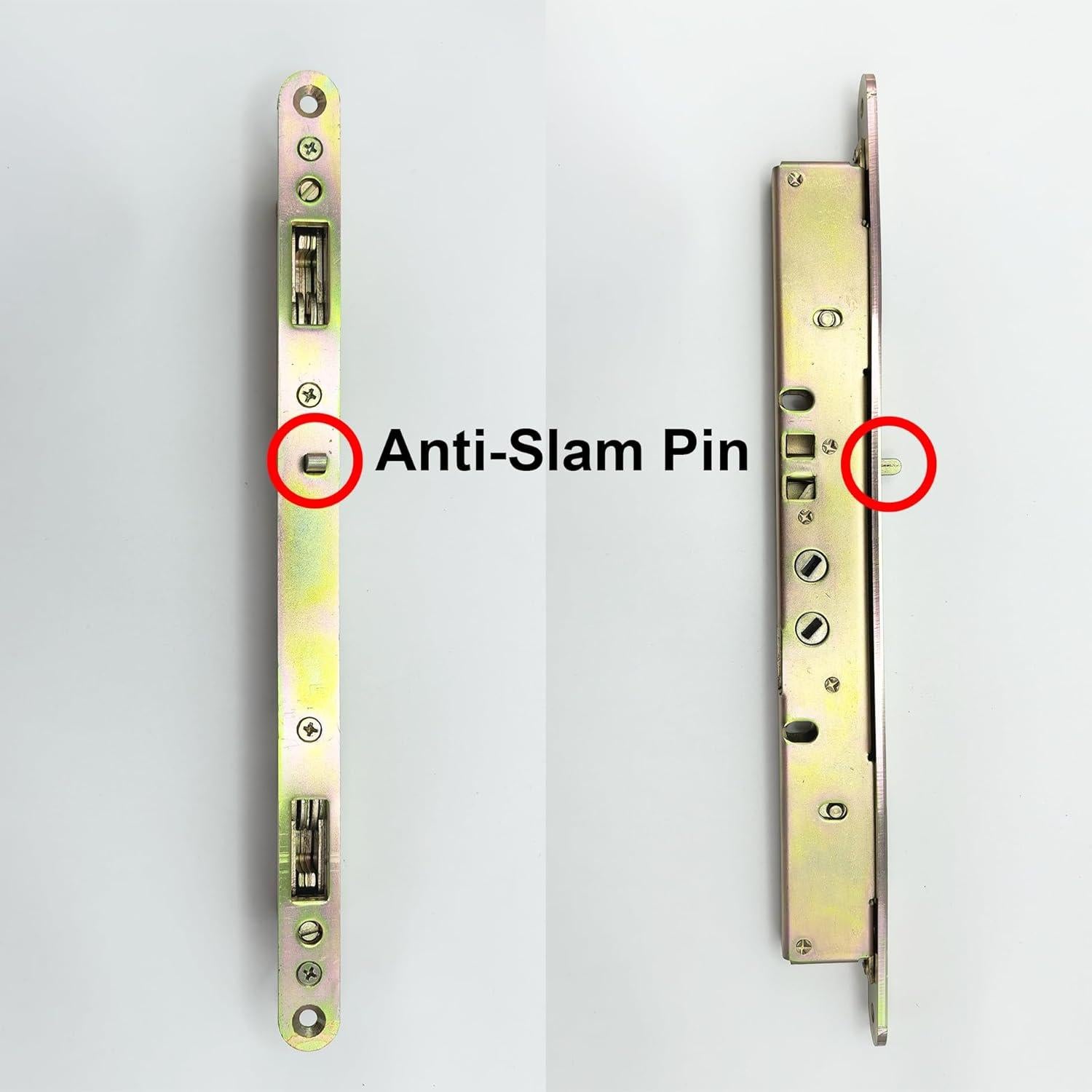 Cerradura de Mortaja ReigaHood 2 Puntos Zincado Amarillo