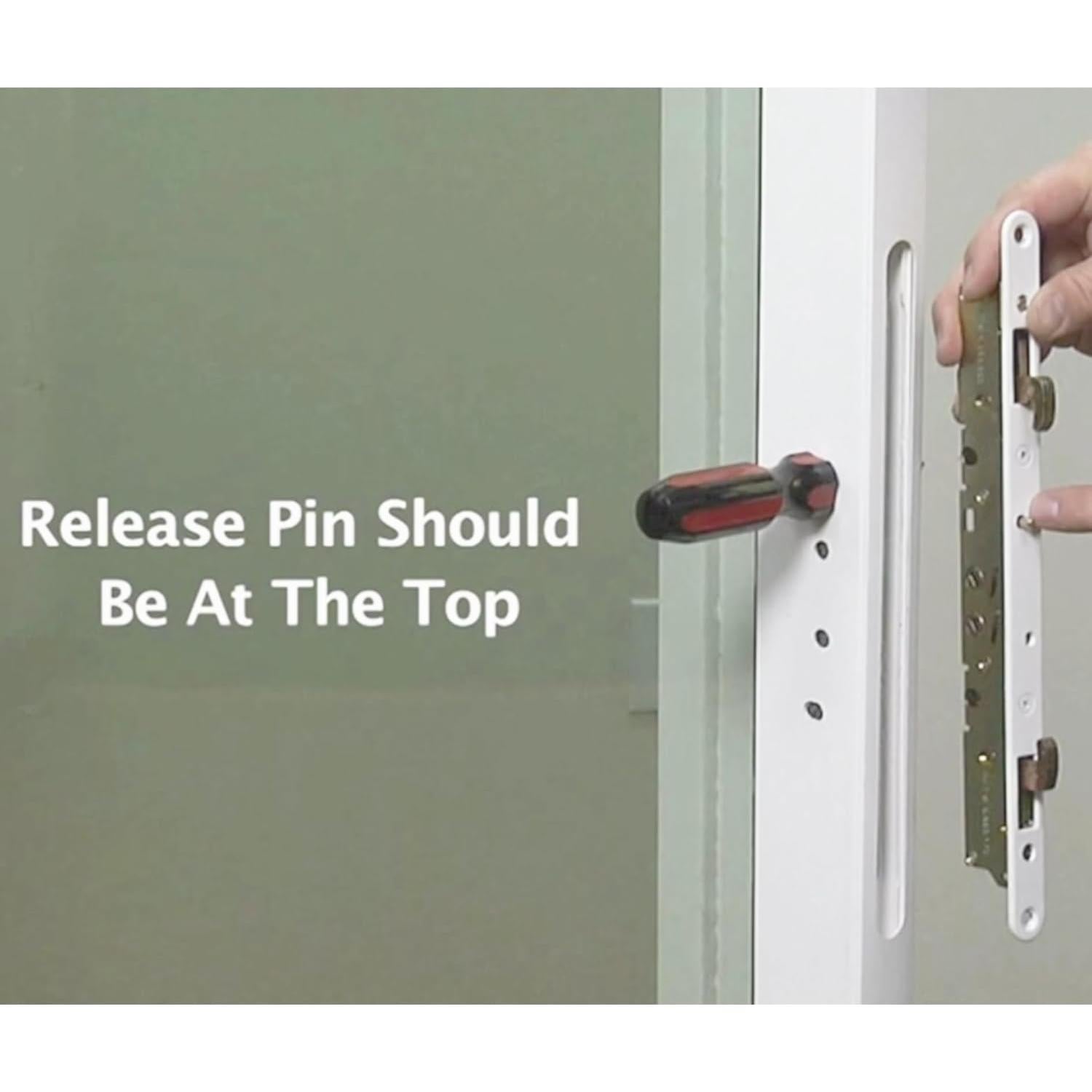 Cerradura de Mortaja ReigaHood 2 Puntos Zincado Amarillo