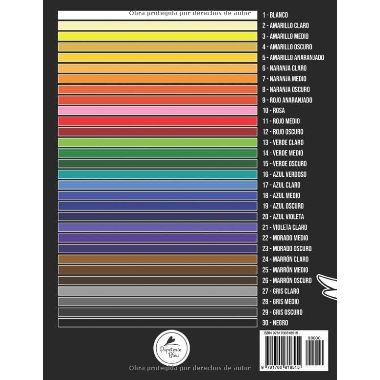 Libro de colorear para adultos: Colorea por números (Spanish Edition)