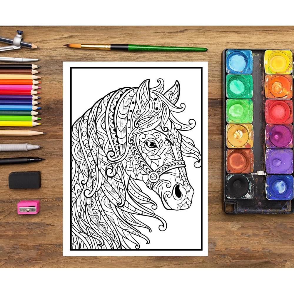 Libro de colorear para adultos: Colorea por números (Spanish Edition)