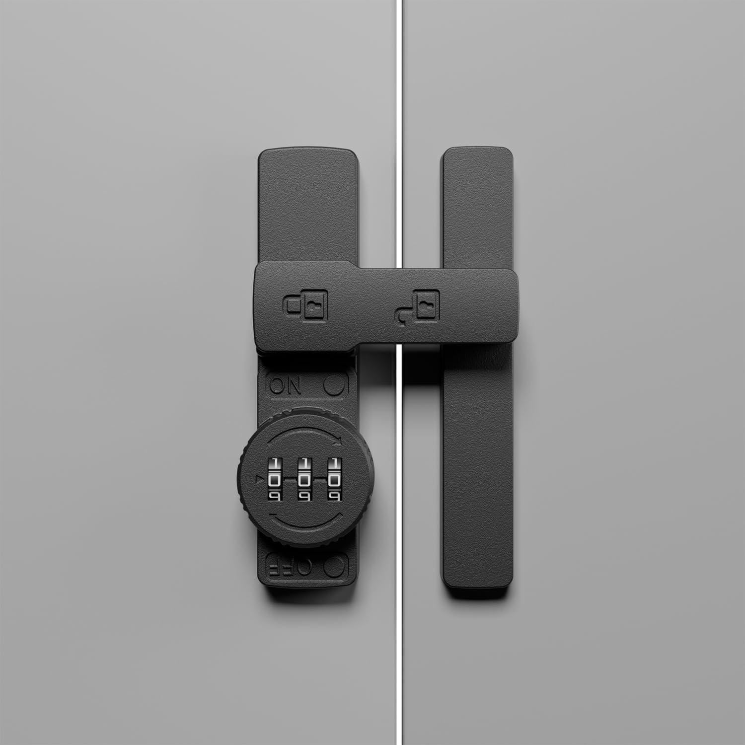 Pestillo Invertido ETEKJOY con Combinación 180 Grados Negro